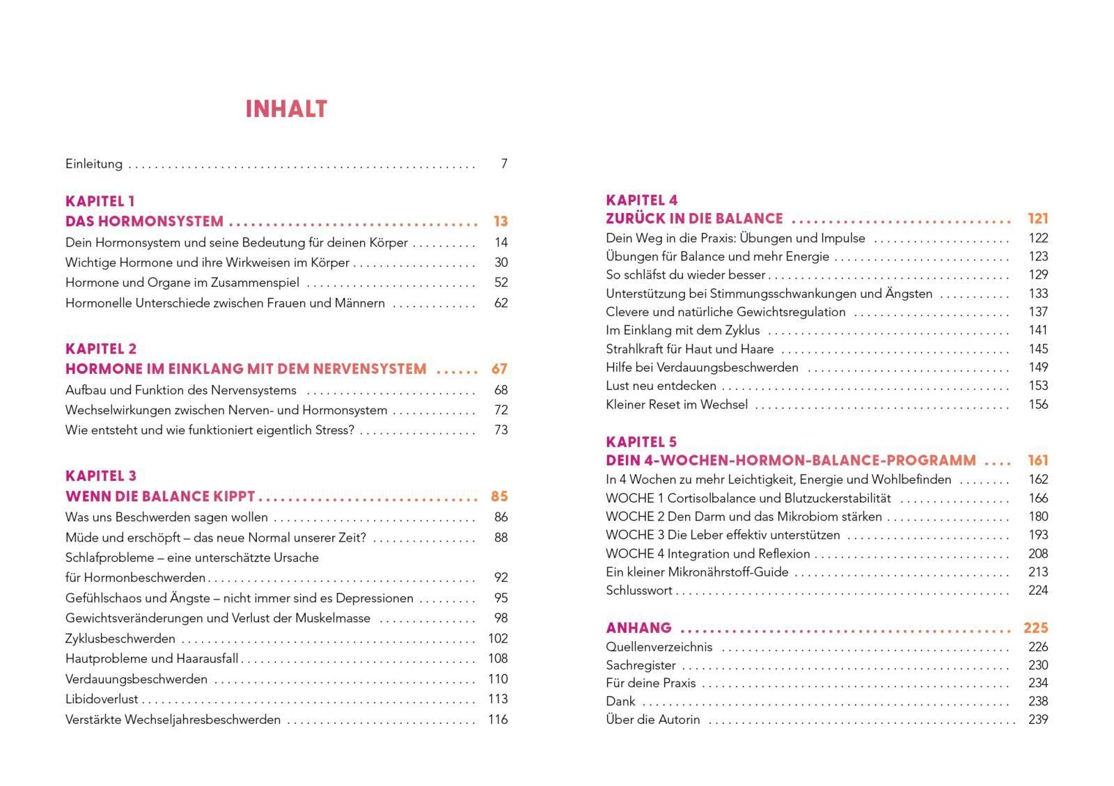 Beispielinhalt (Bild) Neustart für die Hormone