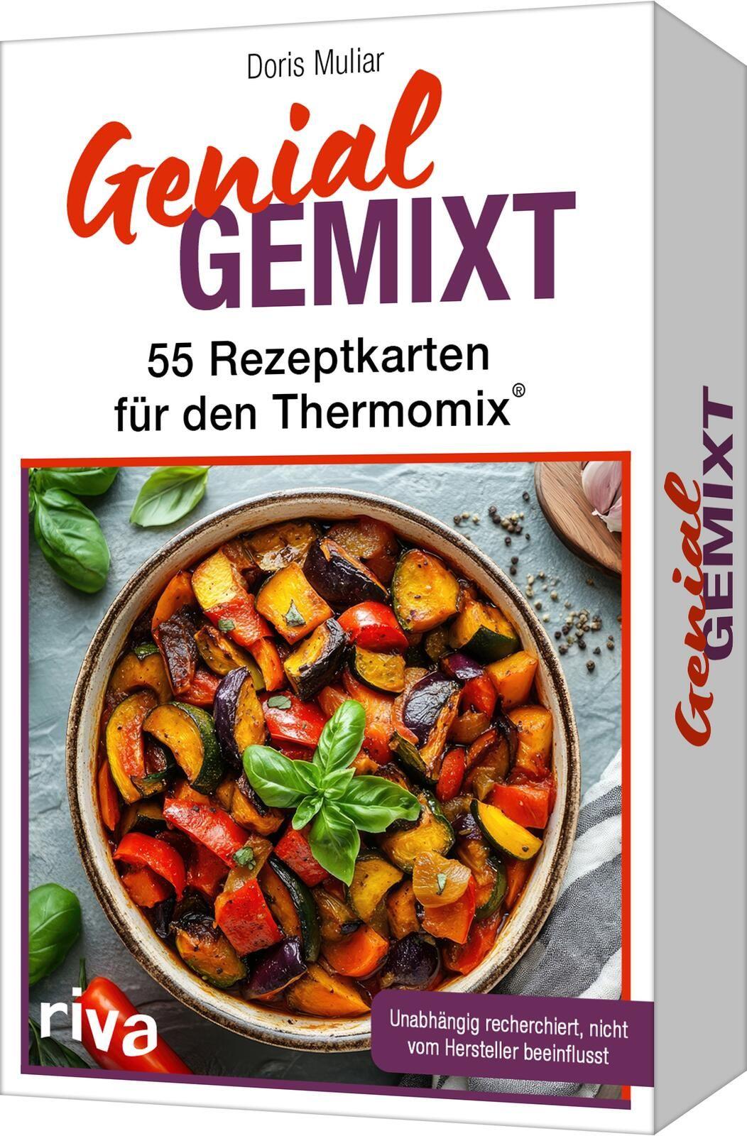 Vorderes Coverbild Genial gemixt - 55 Rezeptkarten für den Thermomix®