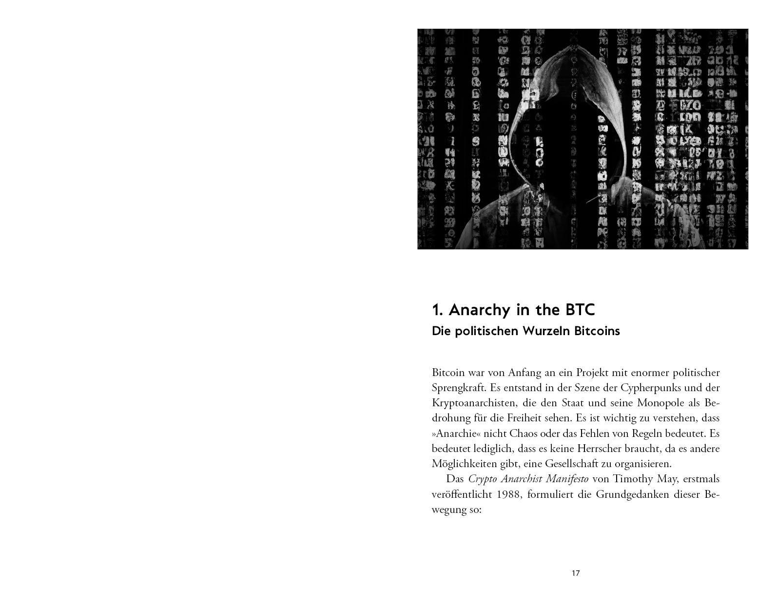 Beispielinhalt (Bild) Bitcoin macht Politik