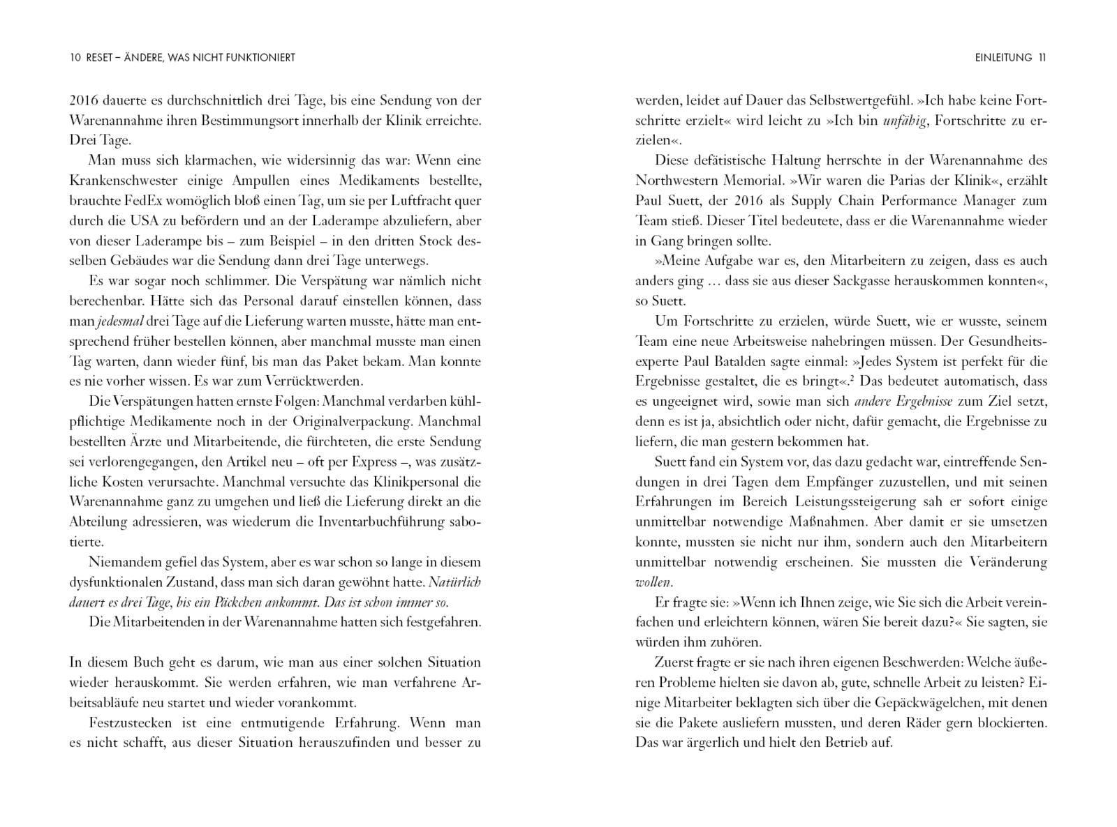 Beispielinhalt (Bild) Reset - Ändere, was nicht funktioniert