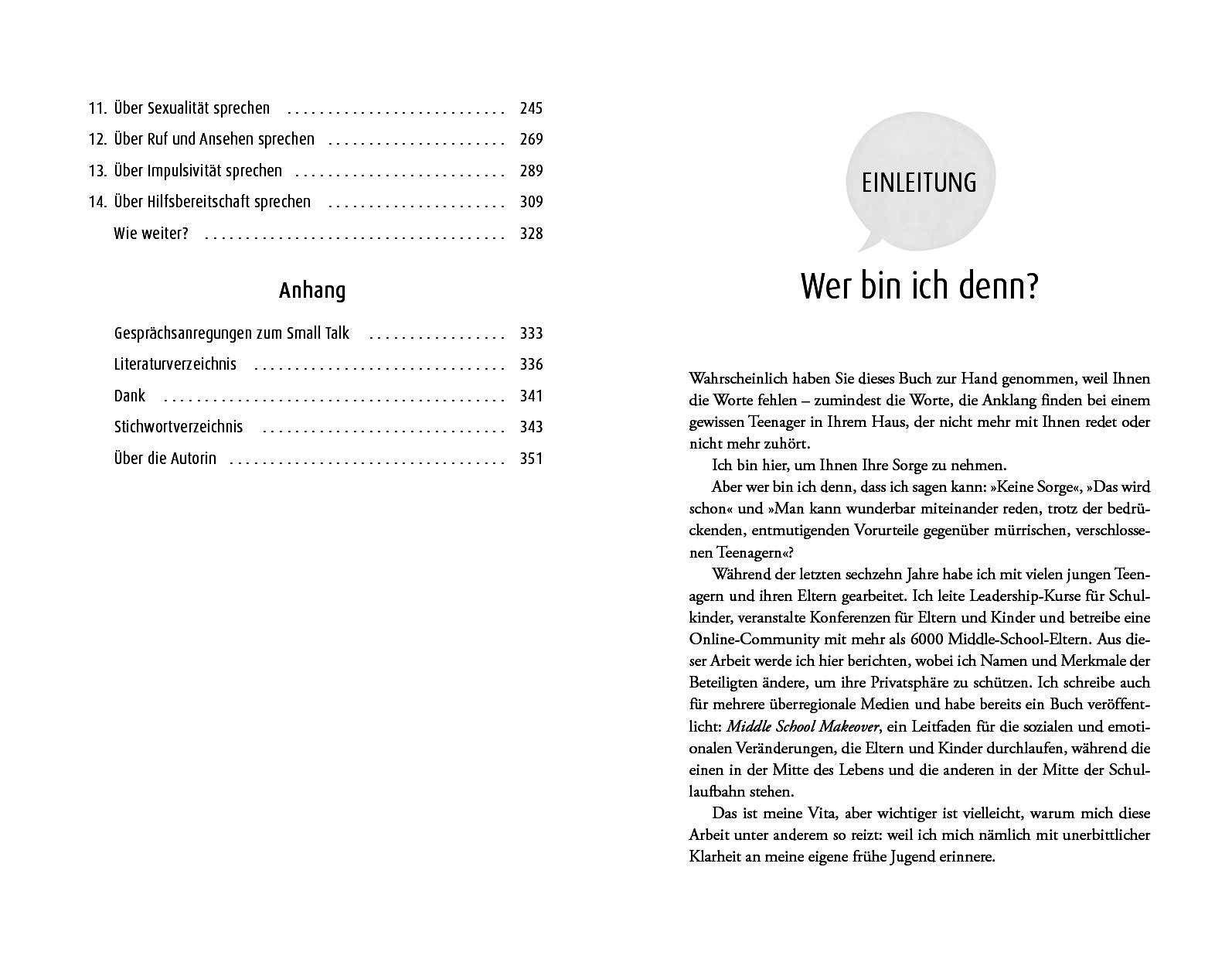 Beispielinhalt (Bild) 14 wichtige Gespräche mit deinem Kind, bis es 14 Jahre alt wird