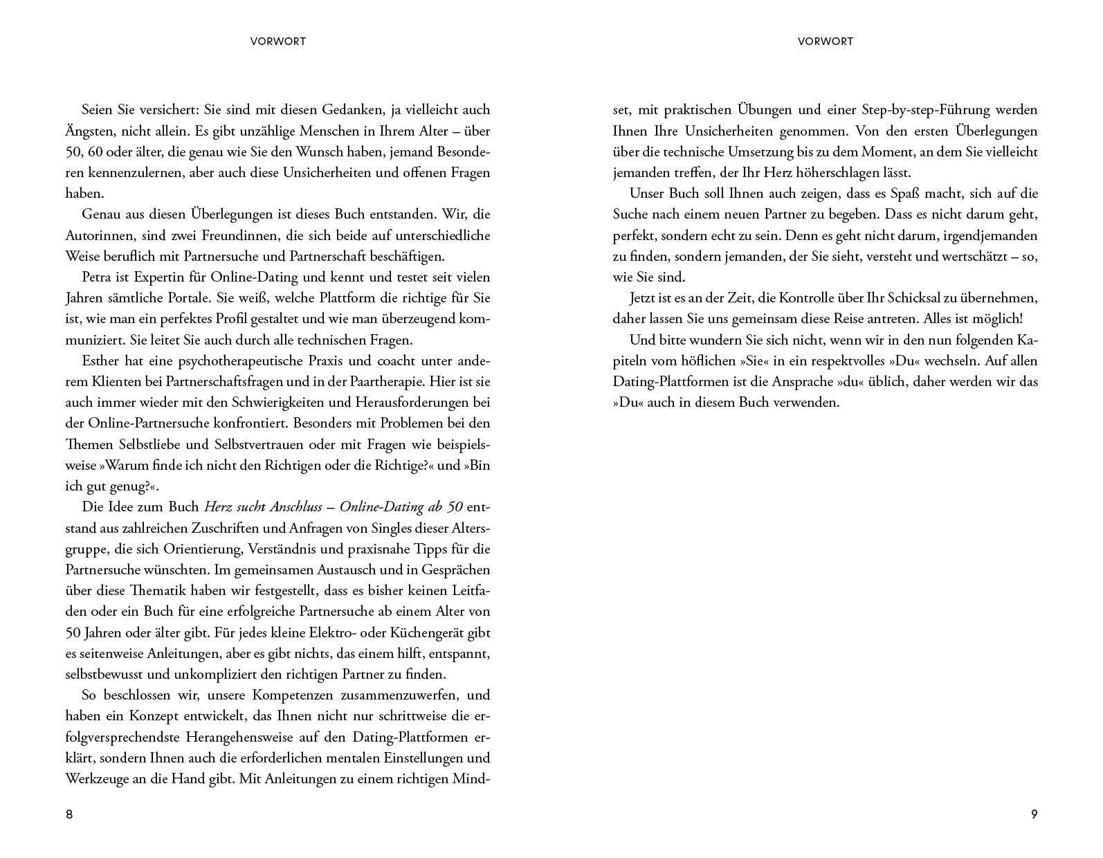 Beispielinhalt (Bild) Herz sucht Anschluss - Online-Dating ab 50