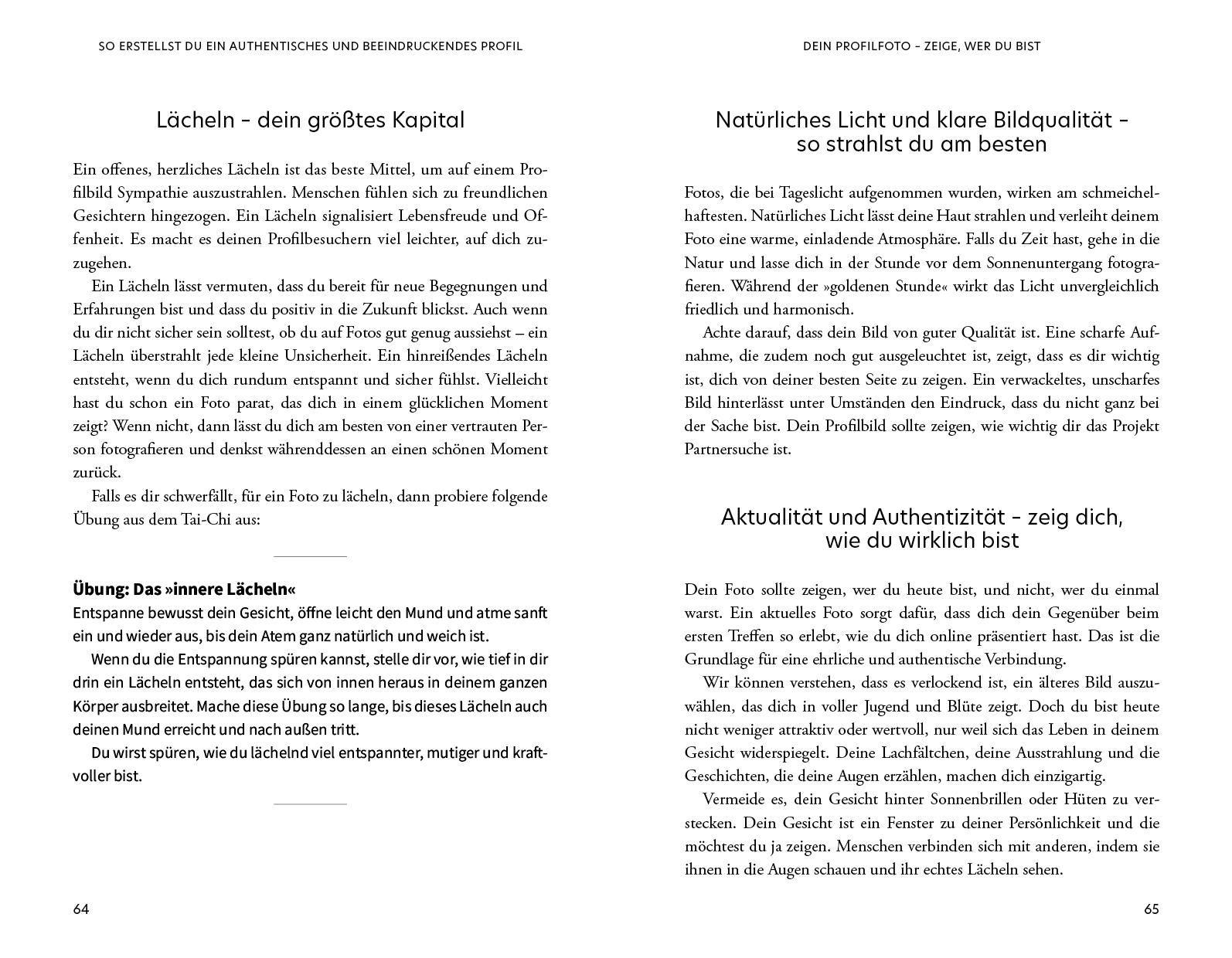 Beispielinhalt (Bild) Herz sucht Anschluss - Online-Dating ab 50