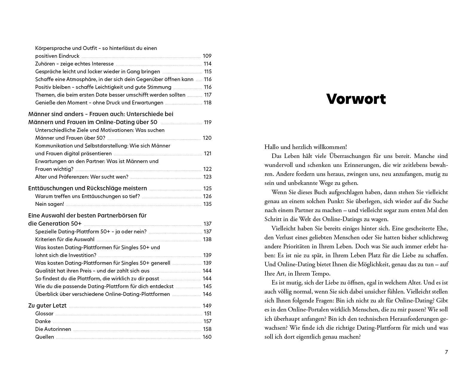 Beispielinhalt (Bild) Herz sucht Anschluss - Online-Dating ab 50