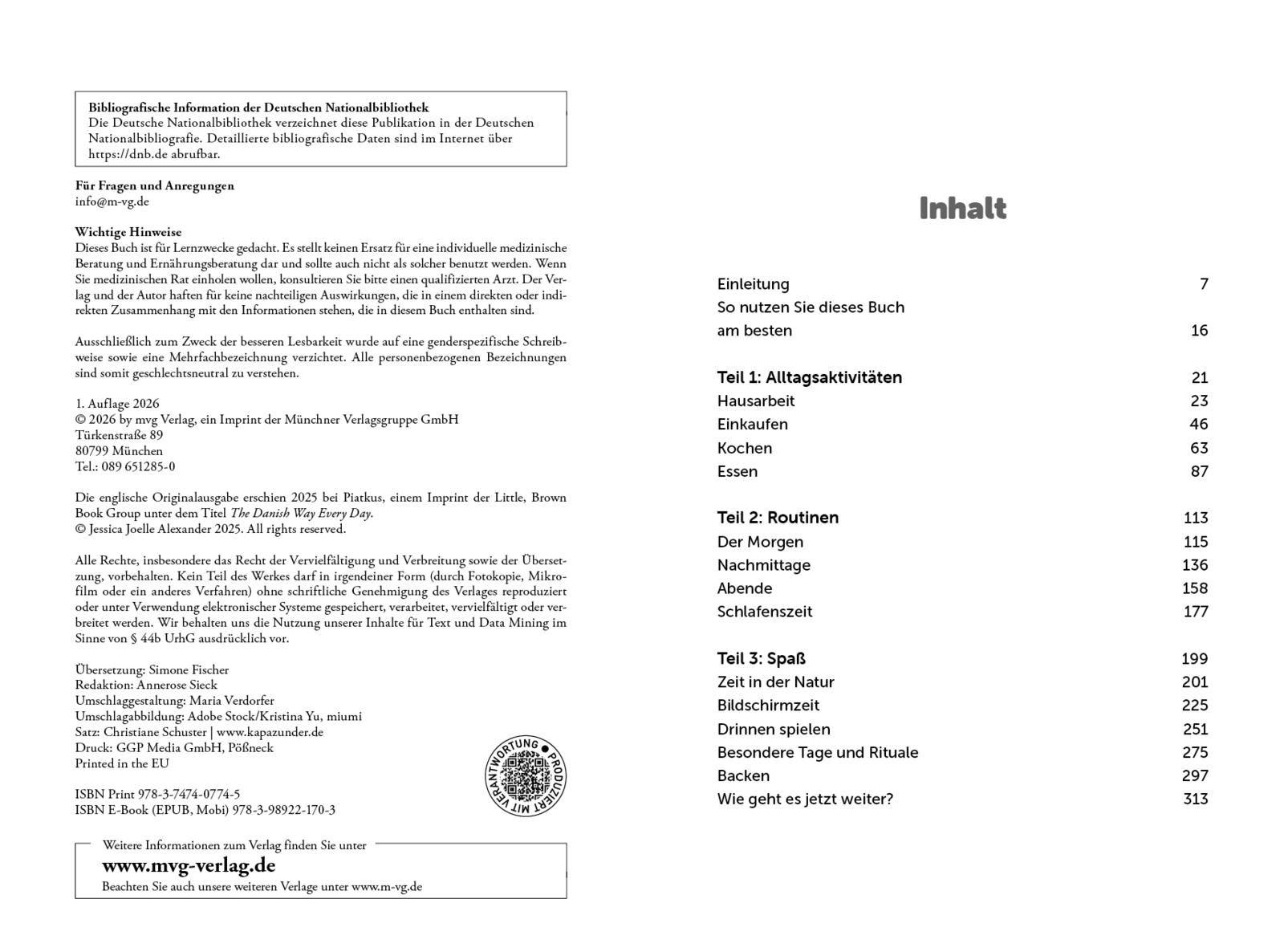 Beispielinhalt (Bild) Das dänische Glücks-Prinzip für Familien