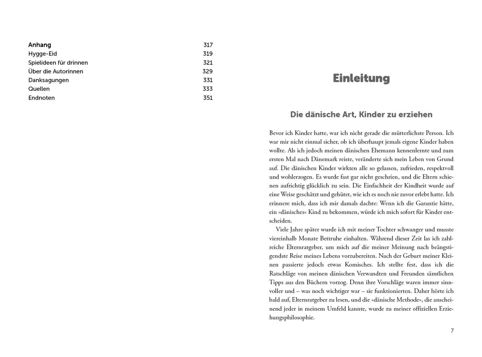 Beispielinhalt (Bild) Das dänische Glücks-Prinzip für Familien