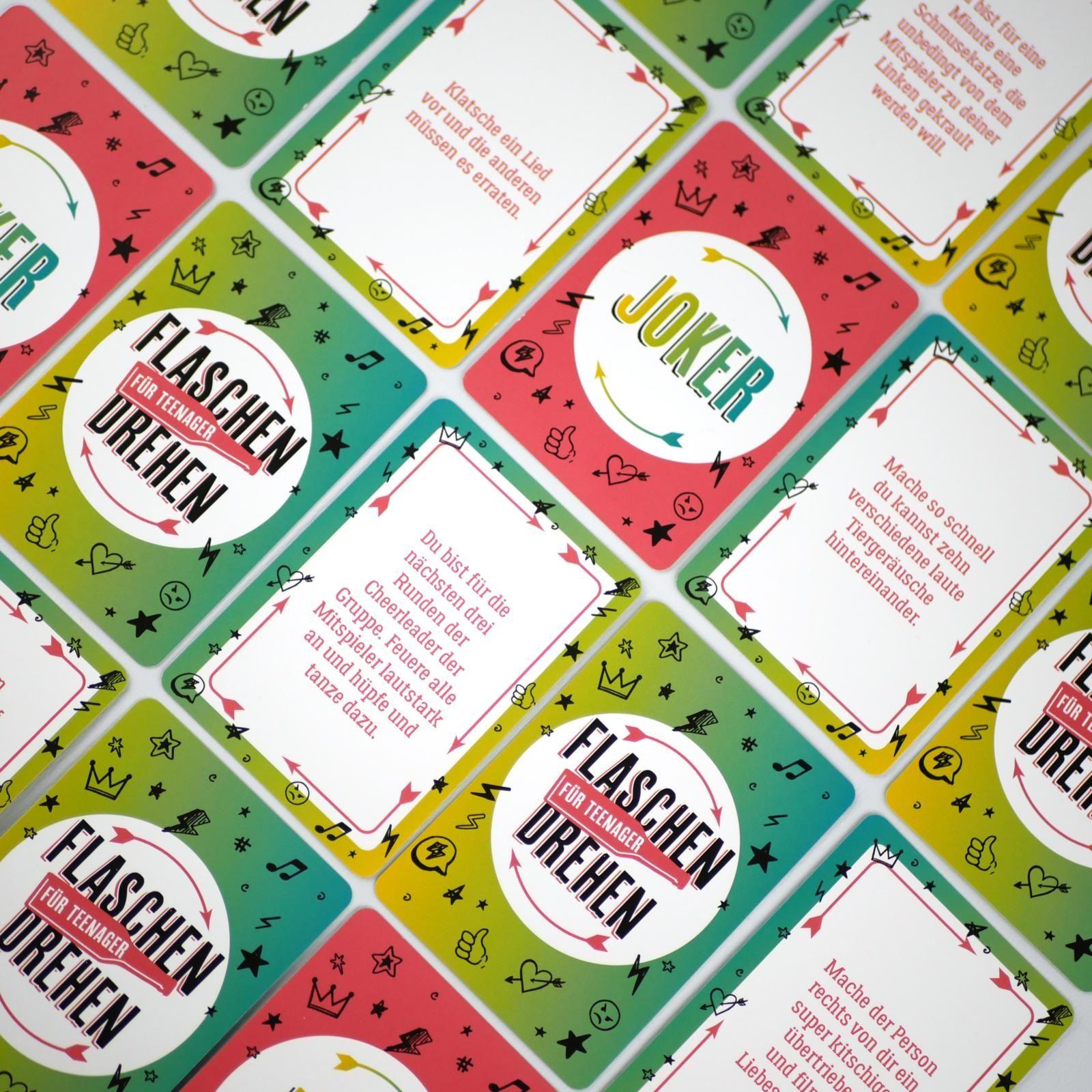 Beispielinhalt (Bild) Flaschendrehen - Für Teenager: 60 coole Aufgaben und Mutproben