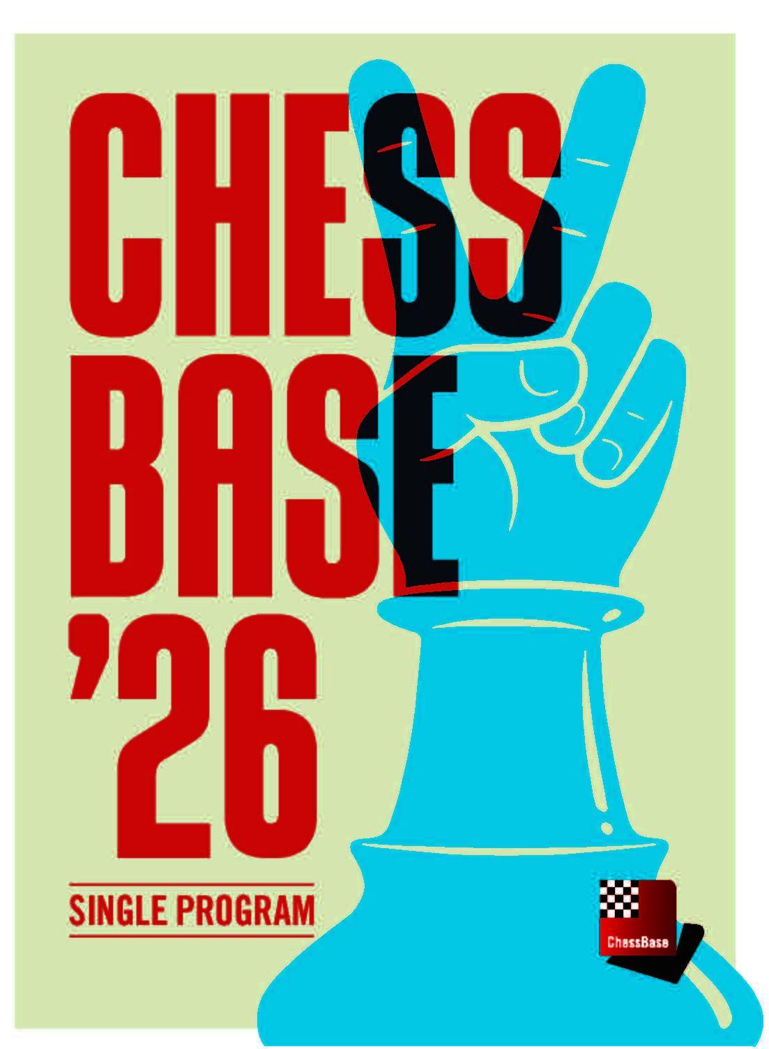 Vorderes Coverbild ChessBase '26 Einzelprogramm (Code in Box)
