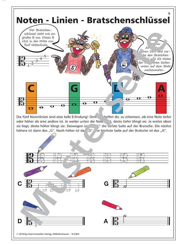 Beispielinhalt (Bild) Susi und Eddi: Bratschenschule für Kinder