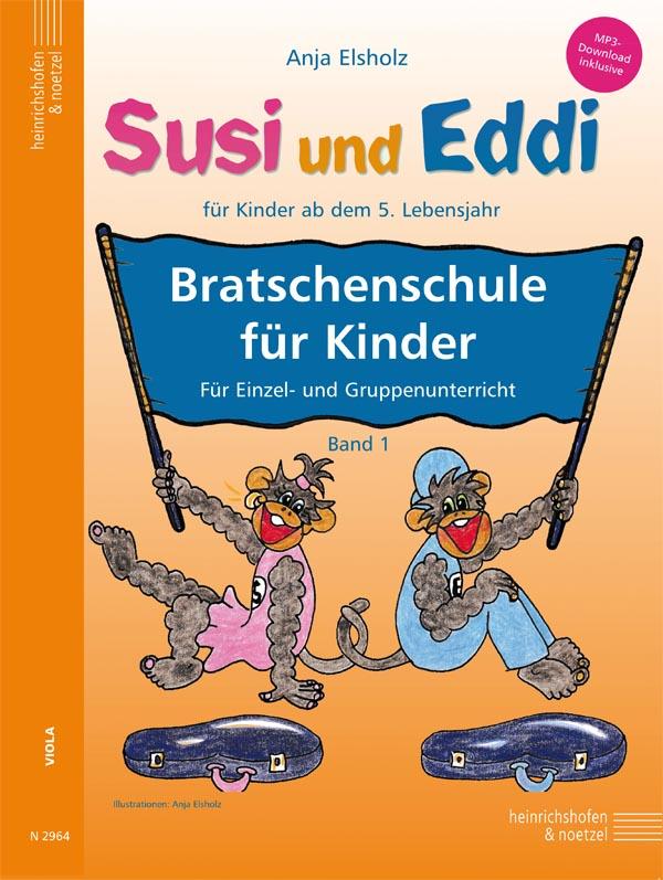 Vorderes Coverbild Susi und Eddi: Bratschenschule für Kinder