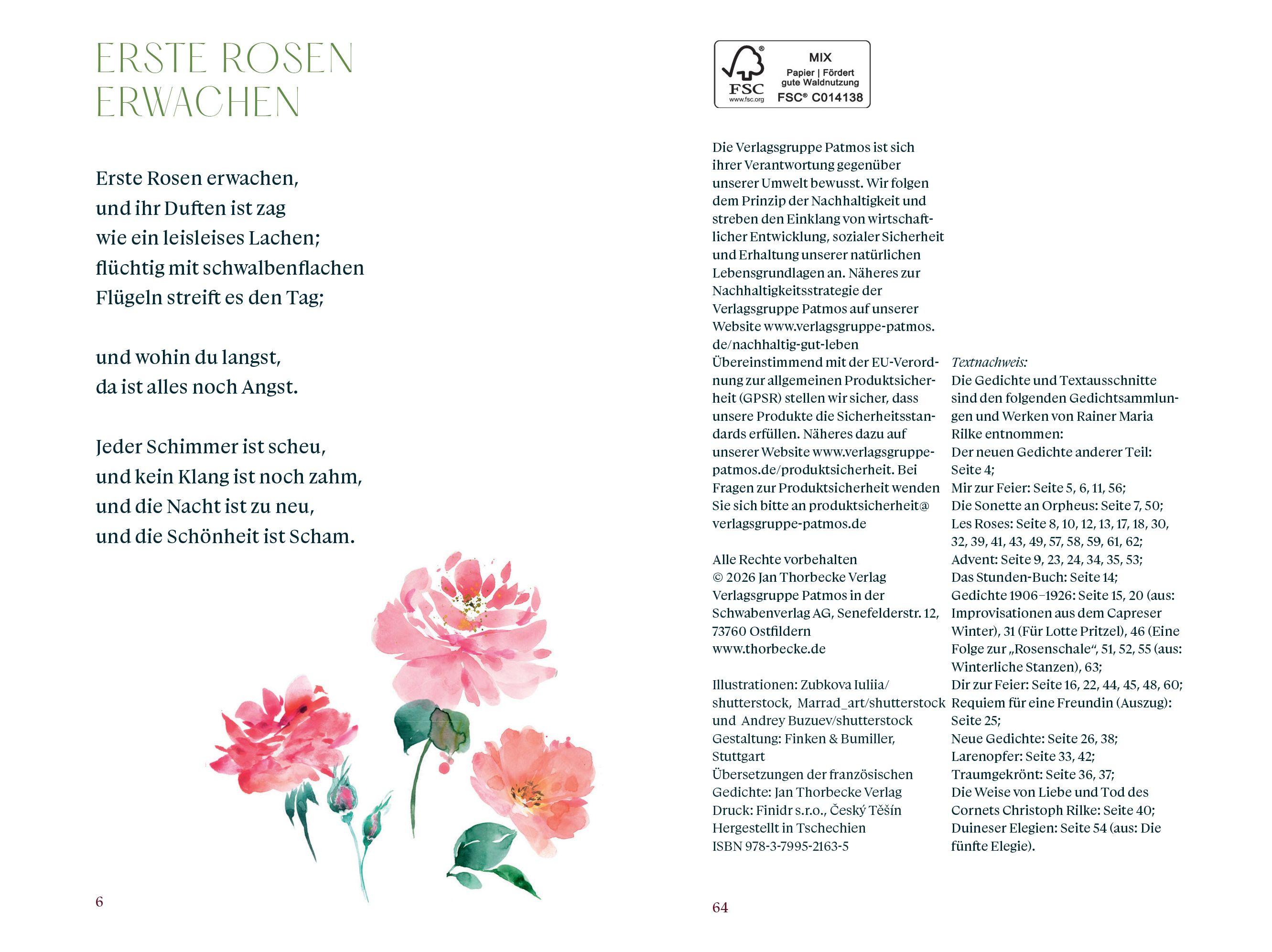 Beispielinhalt (Bild) In Rilkes Rosengarten