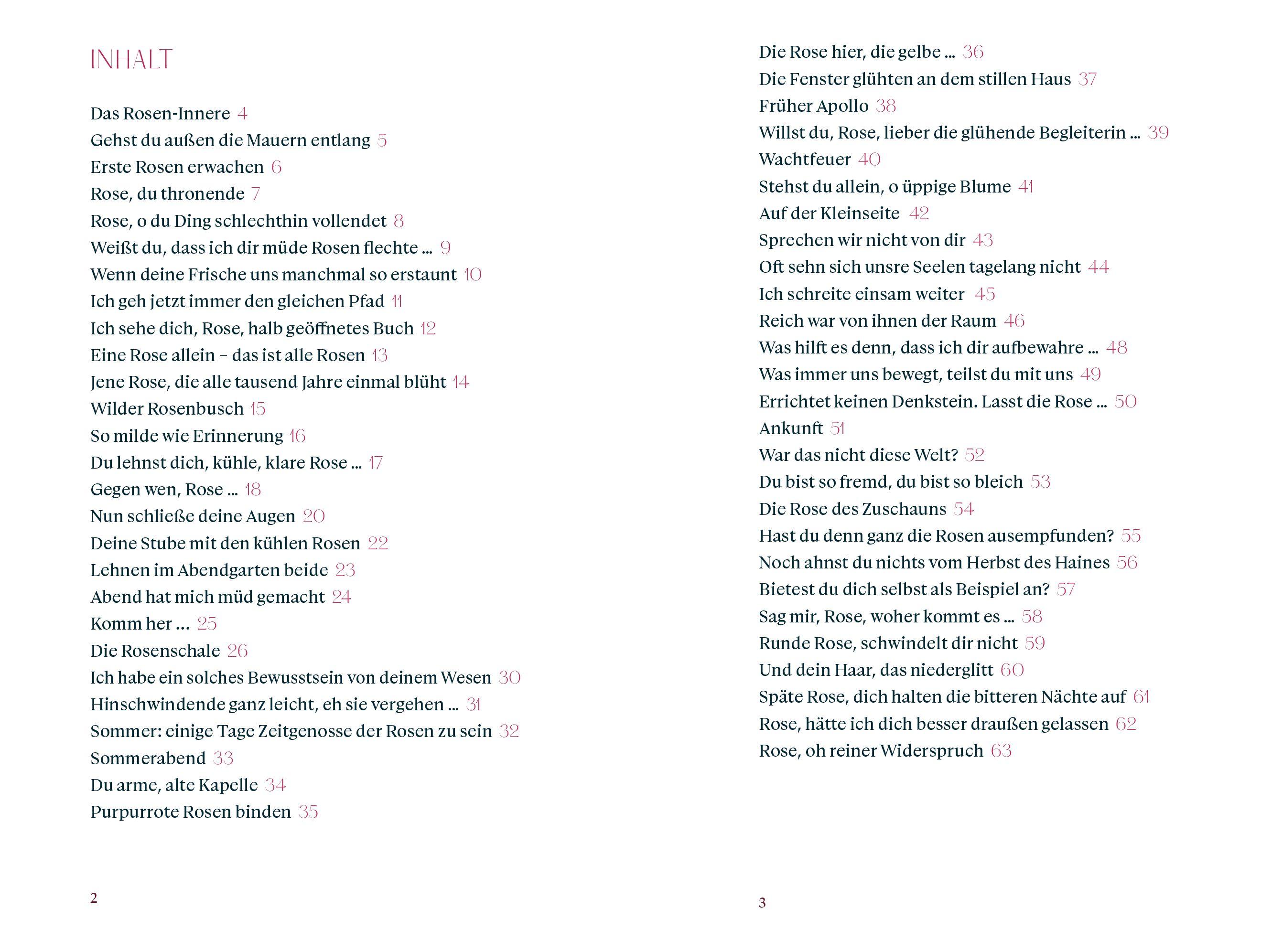 Beispielinhalt (Bild) In Rilkes Rosengarten