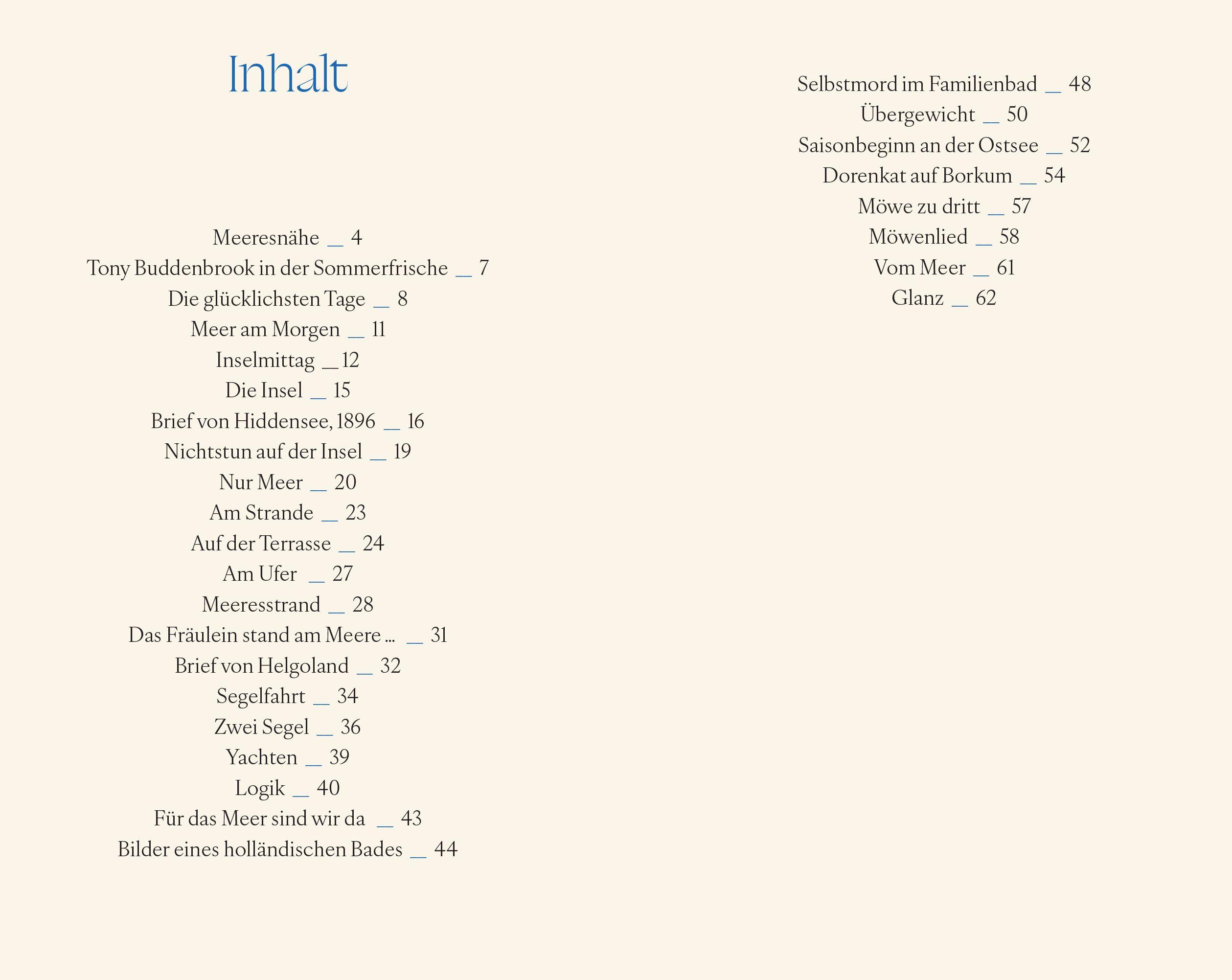 Beispielinhalt (Bild) Meeresglück