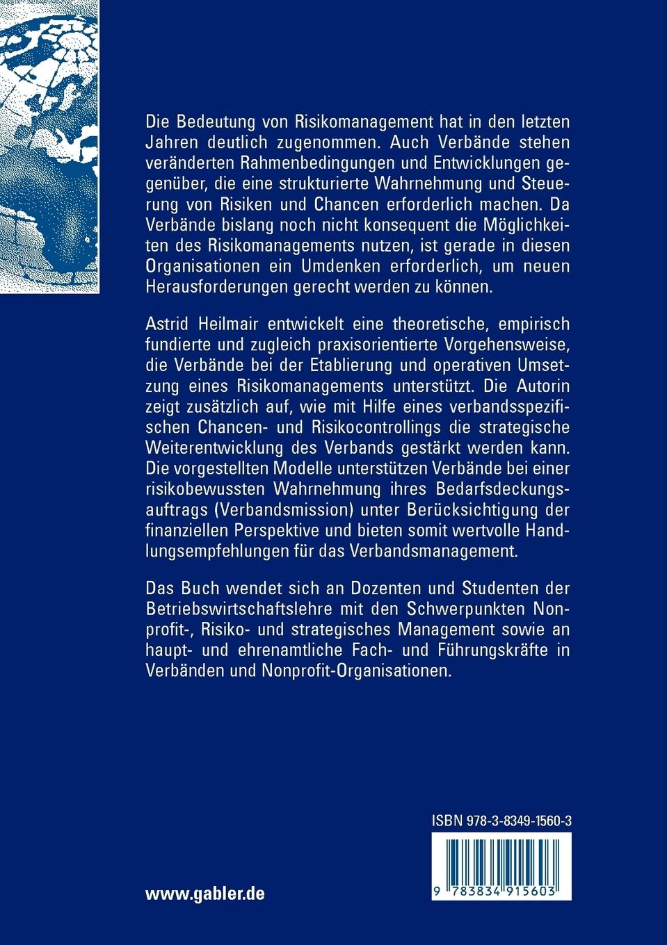 Rückseitencover Risikomanagement in Verbänden