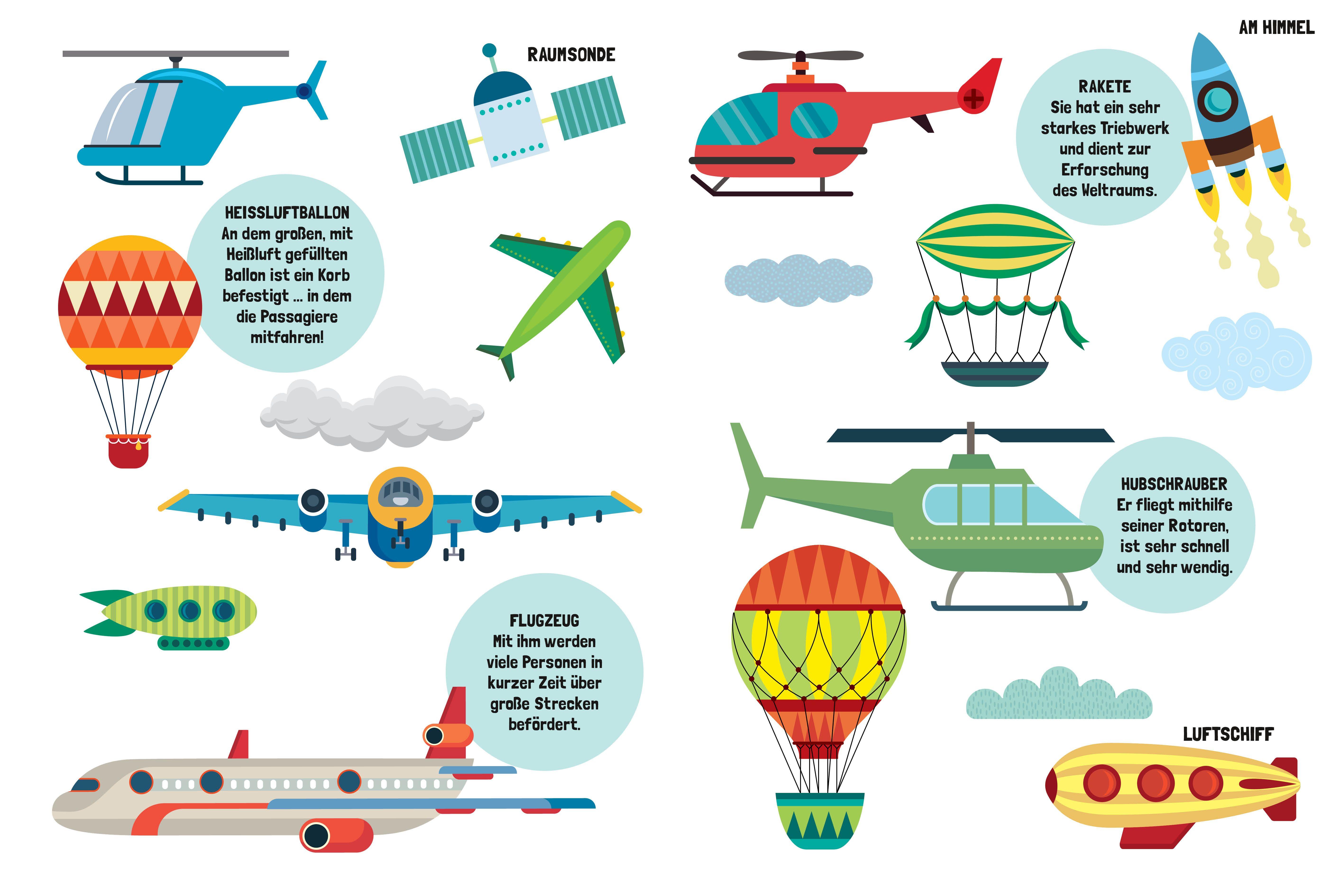 Beispielinhalt (Bild) Mein großes Fahrzeugbuch