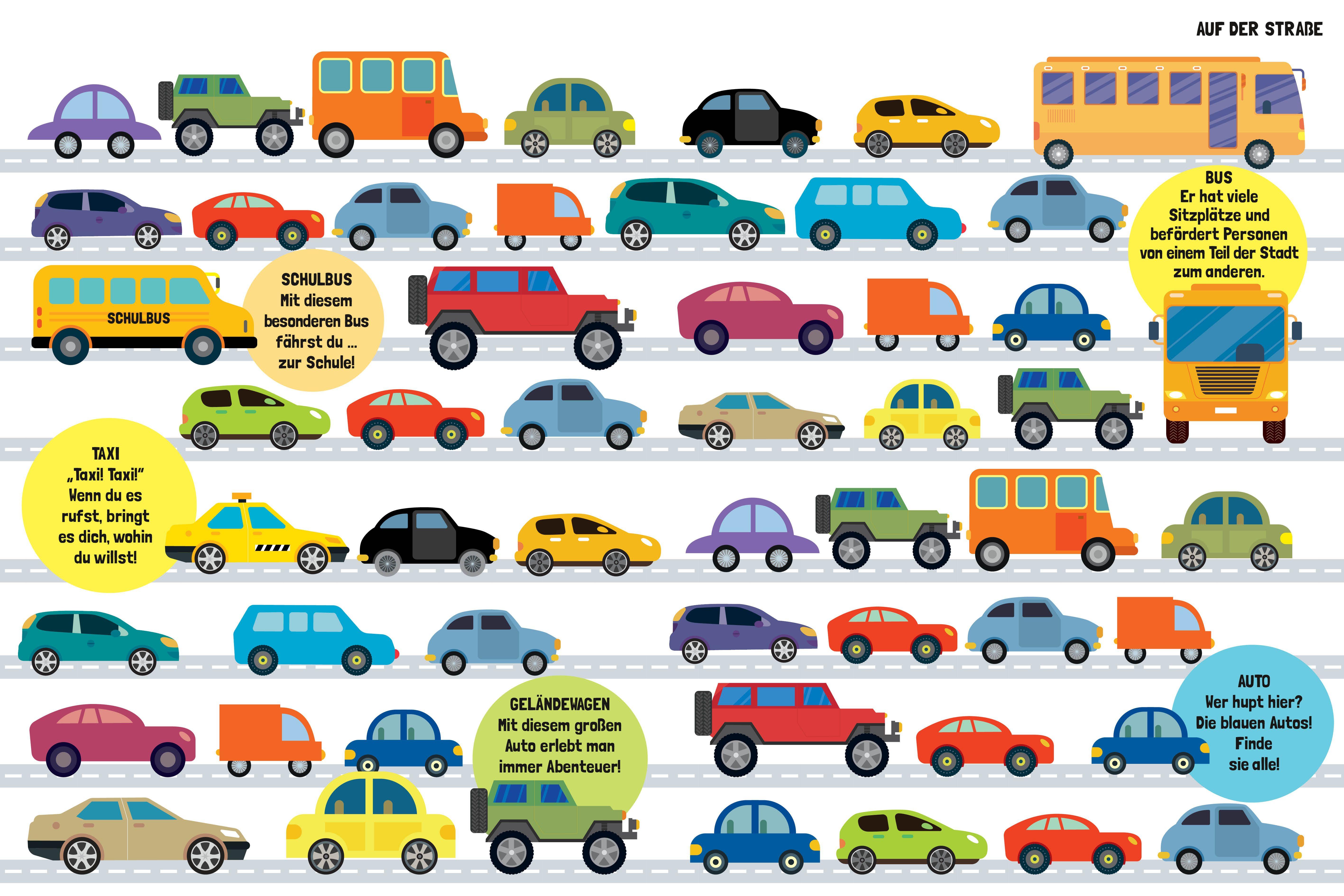 Beispielinhalt (Bild) Mein großes Fahrzeugbuch