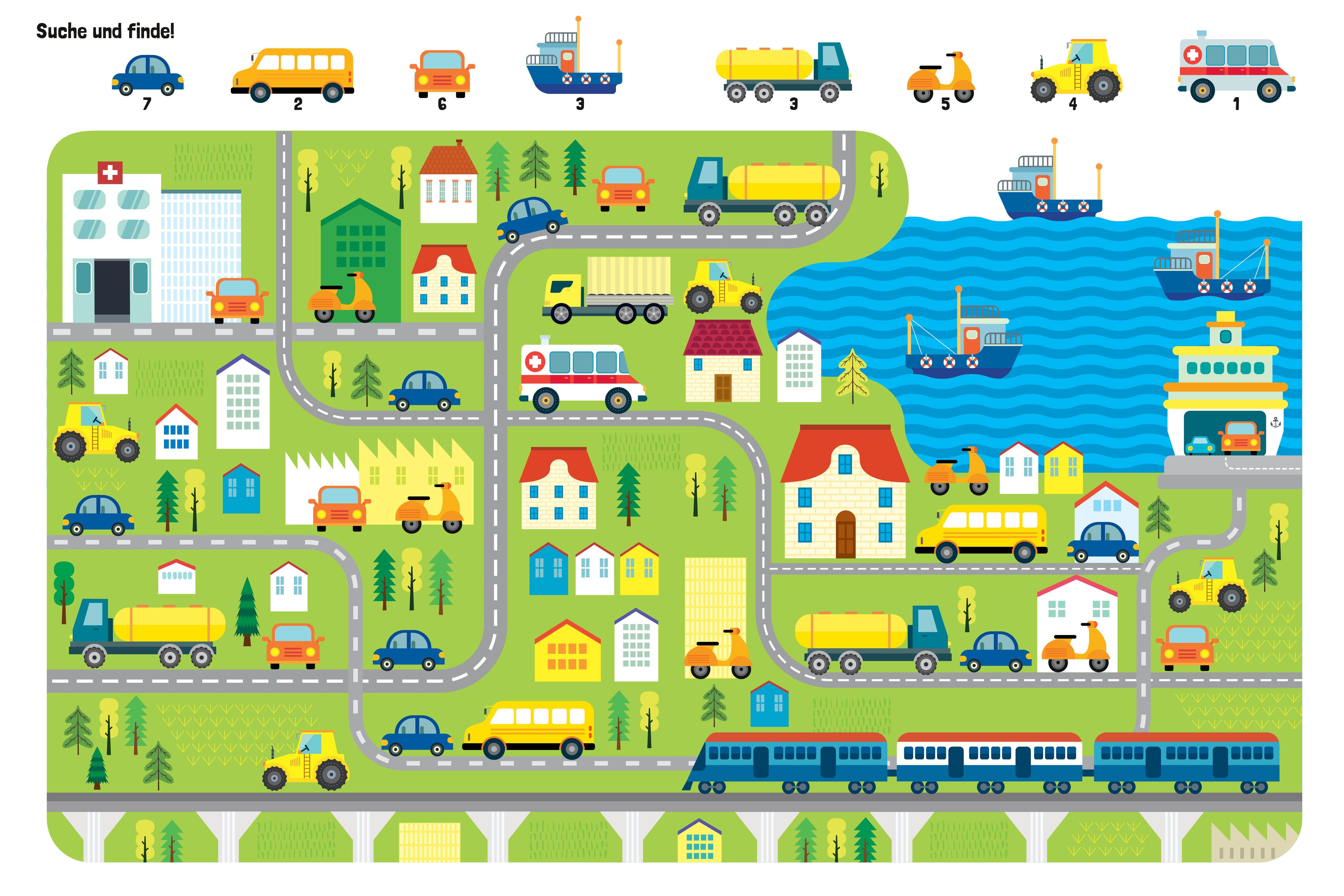 Beispielinhalt (Bild) Mein großes Fahrzeugbuch