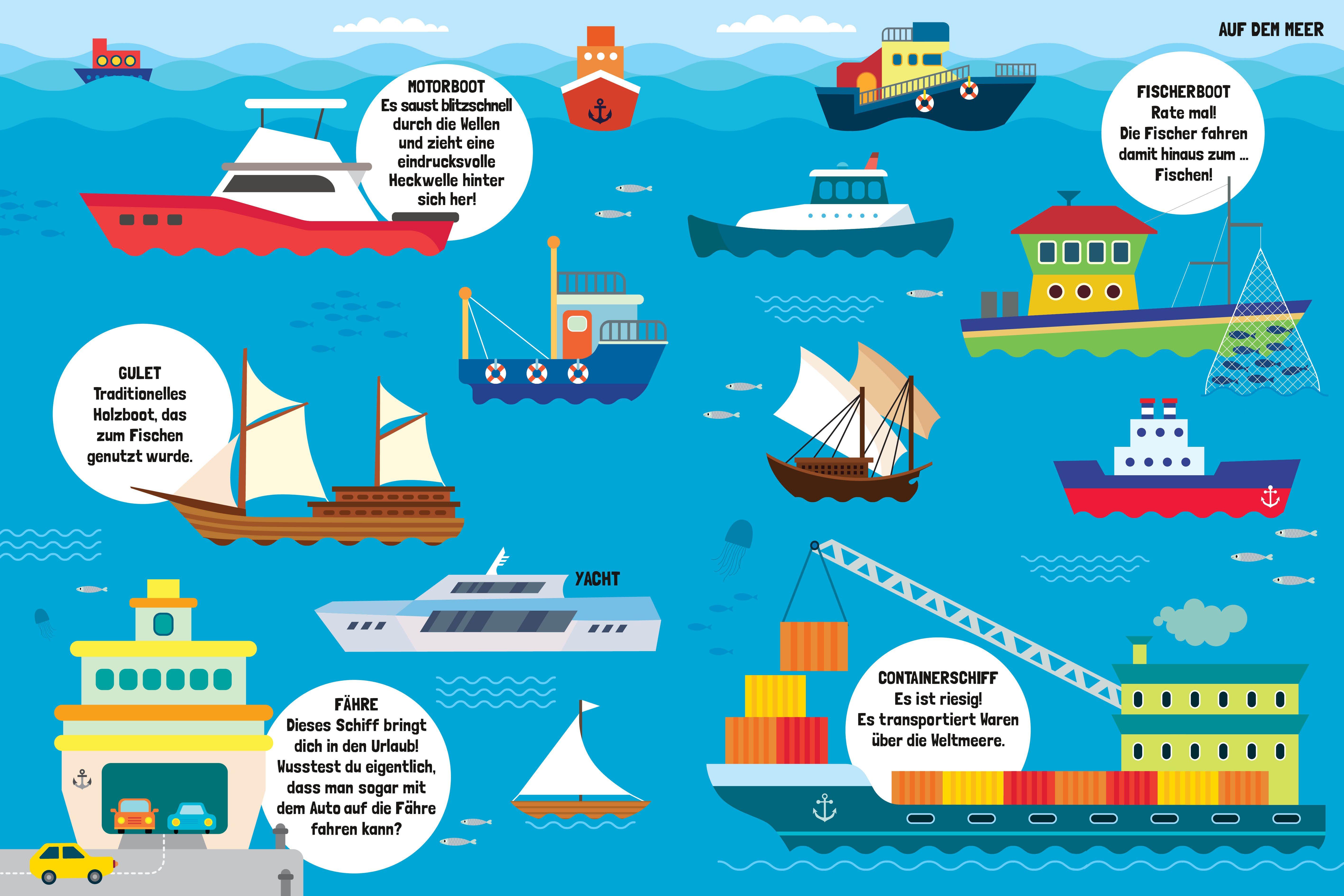 Beispielinhalt (Bild) Mein großes Fahrzeugbuch