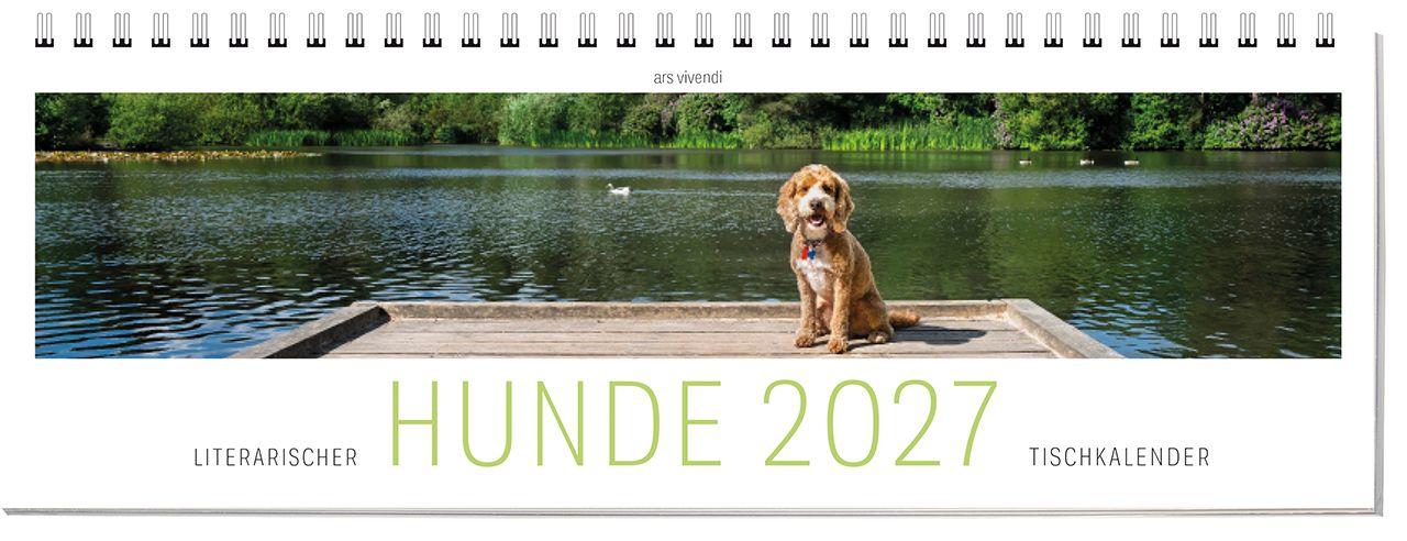 Vorderes Coverbild Tischkalender Hunde 2027