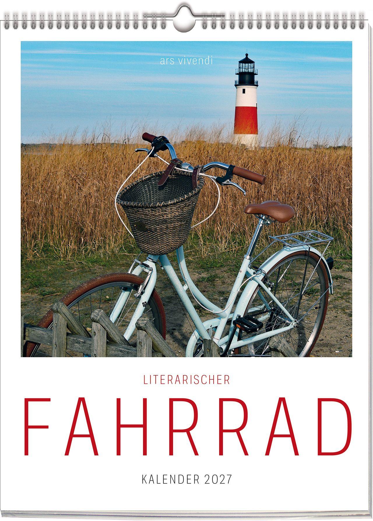 Vorderes Coverbild Literarischer Fahrrad Kalender 2027