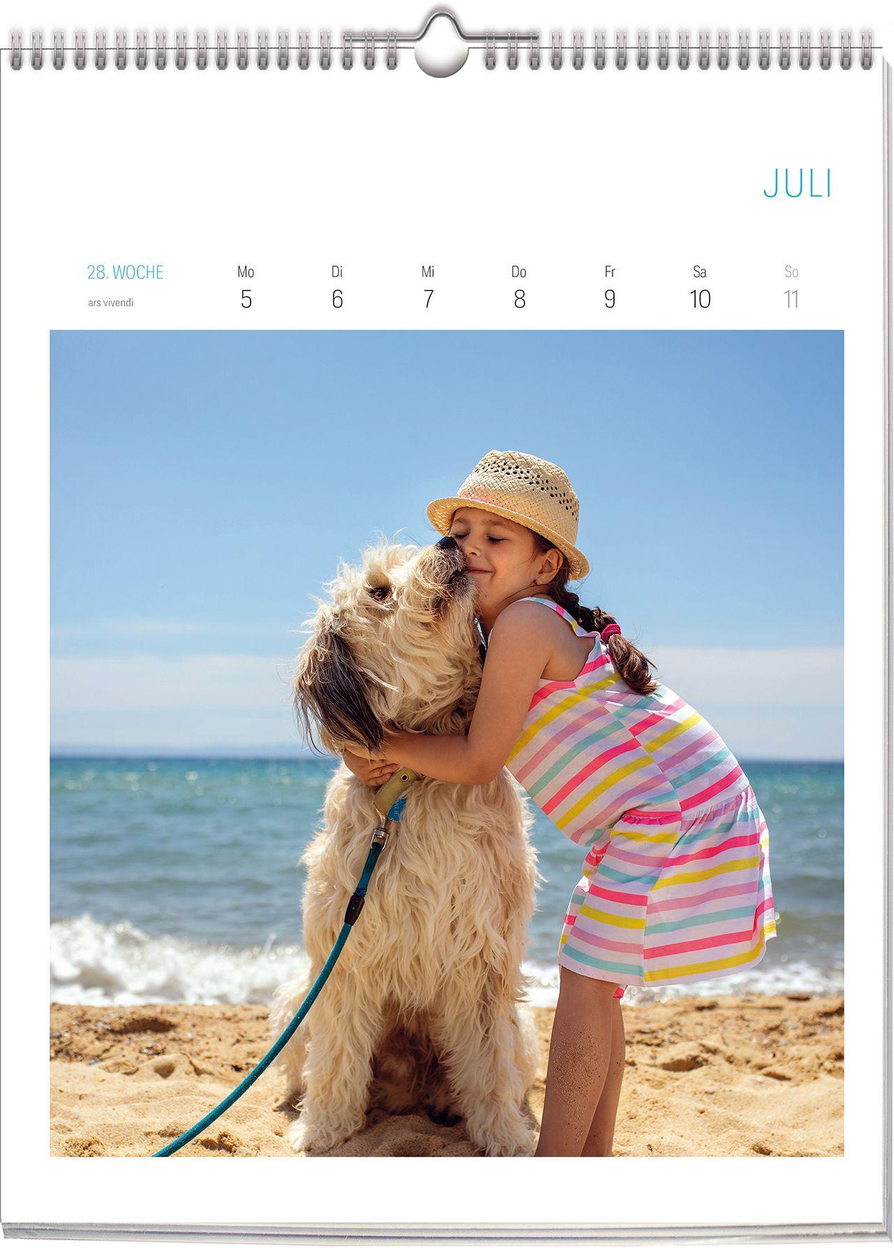 Beispielinhalt (Bild) Literarischer Hunde Kalender 2027