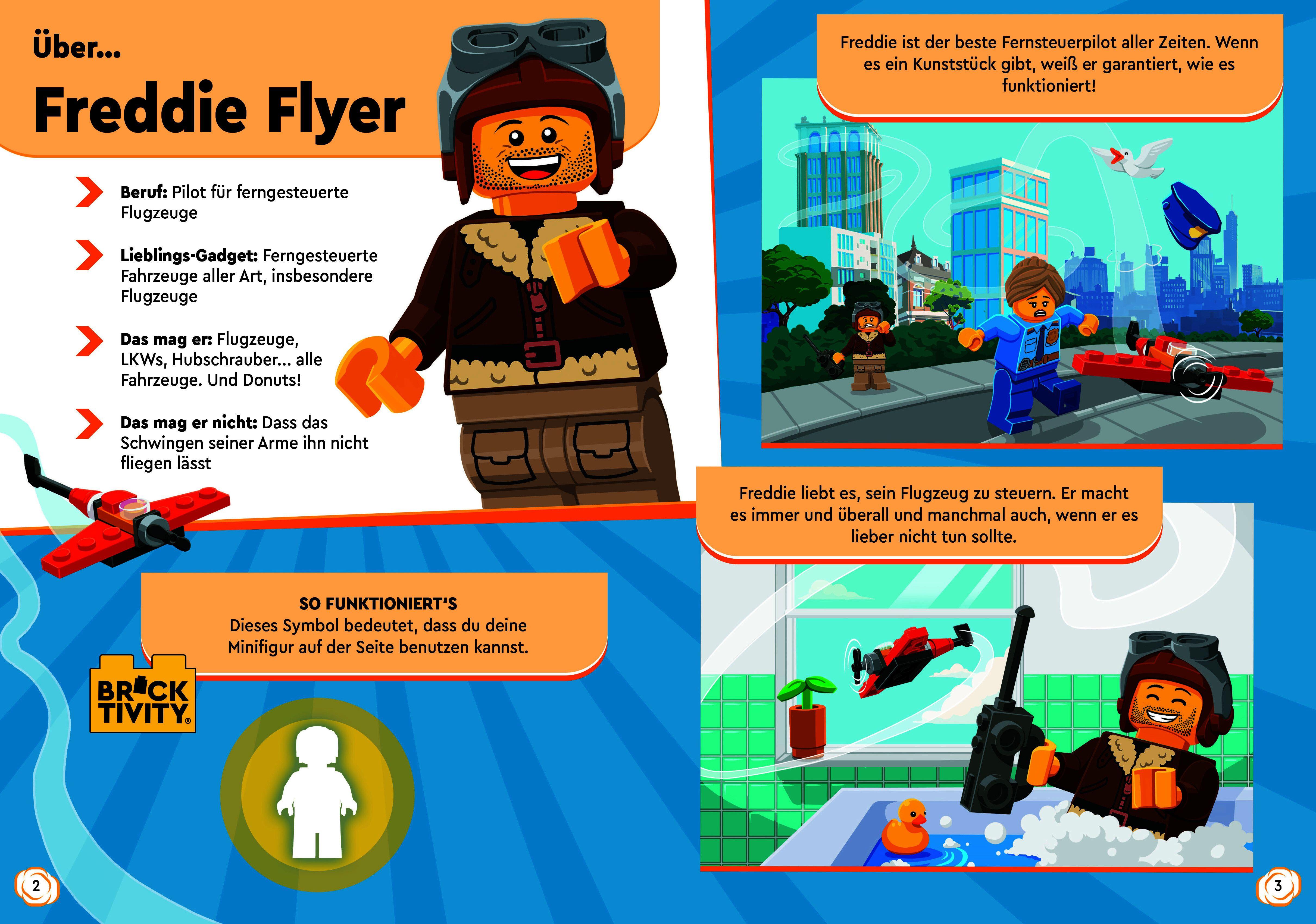 Beispielinhalt (Bild) LEGO® City - Rätselspaß für Piloten