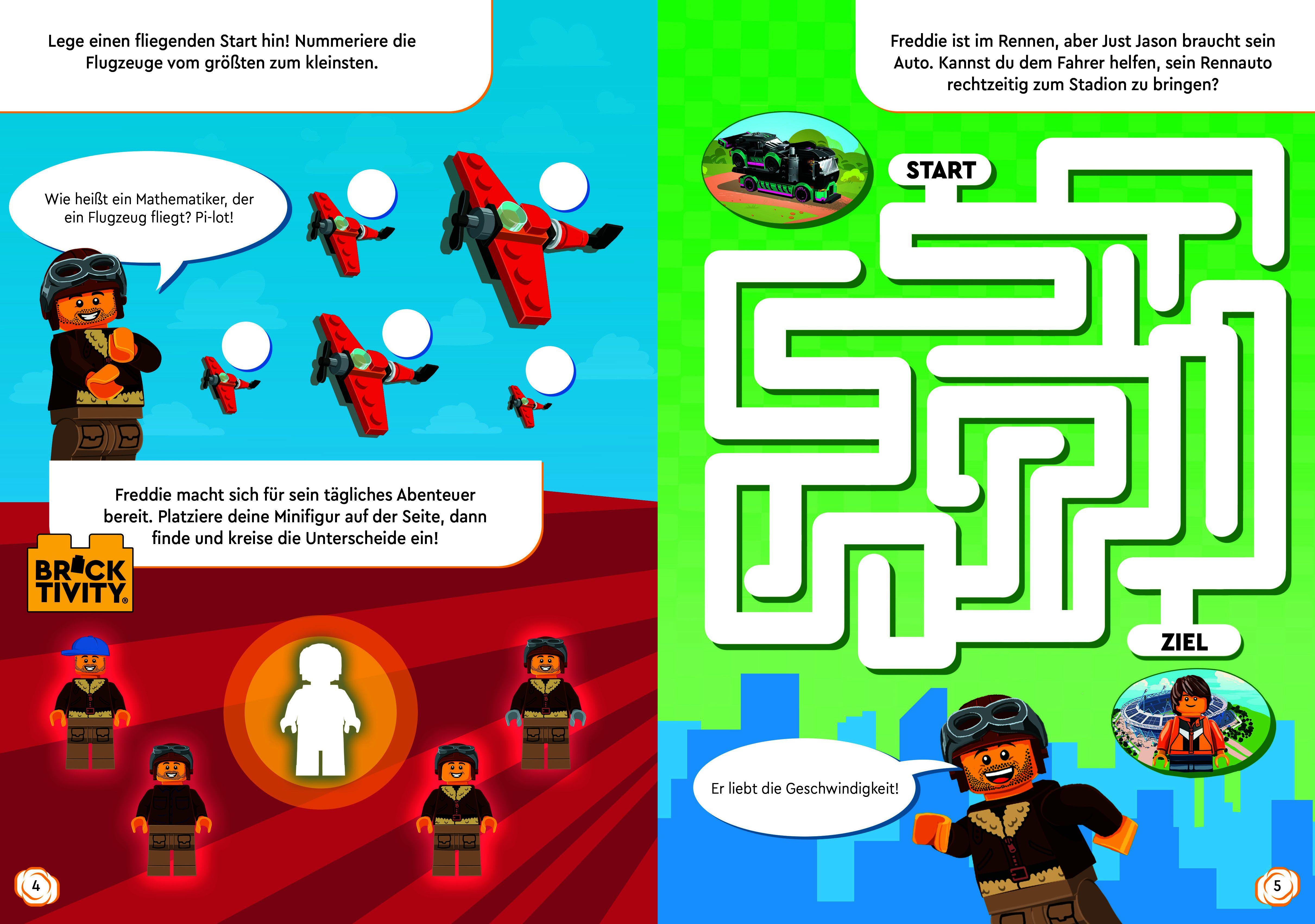 Beispielinhalt (Bild) LEGO® City - Rätselspaß für Piloten