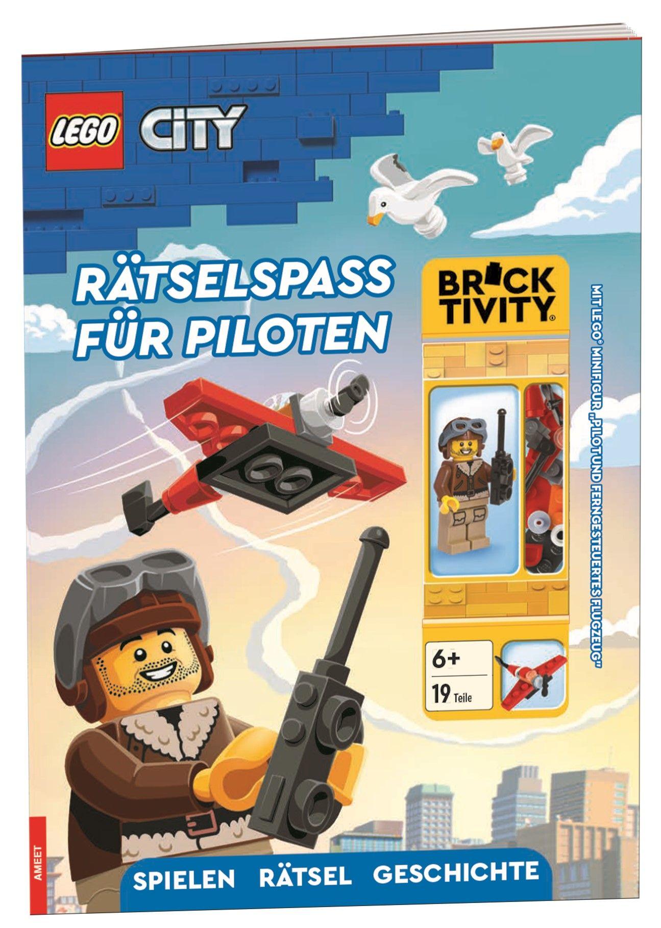 Vorderes Coverbild LEGO® City - Rätselspaß für Piloten