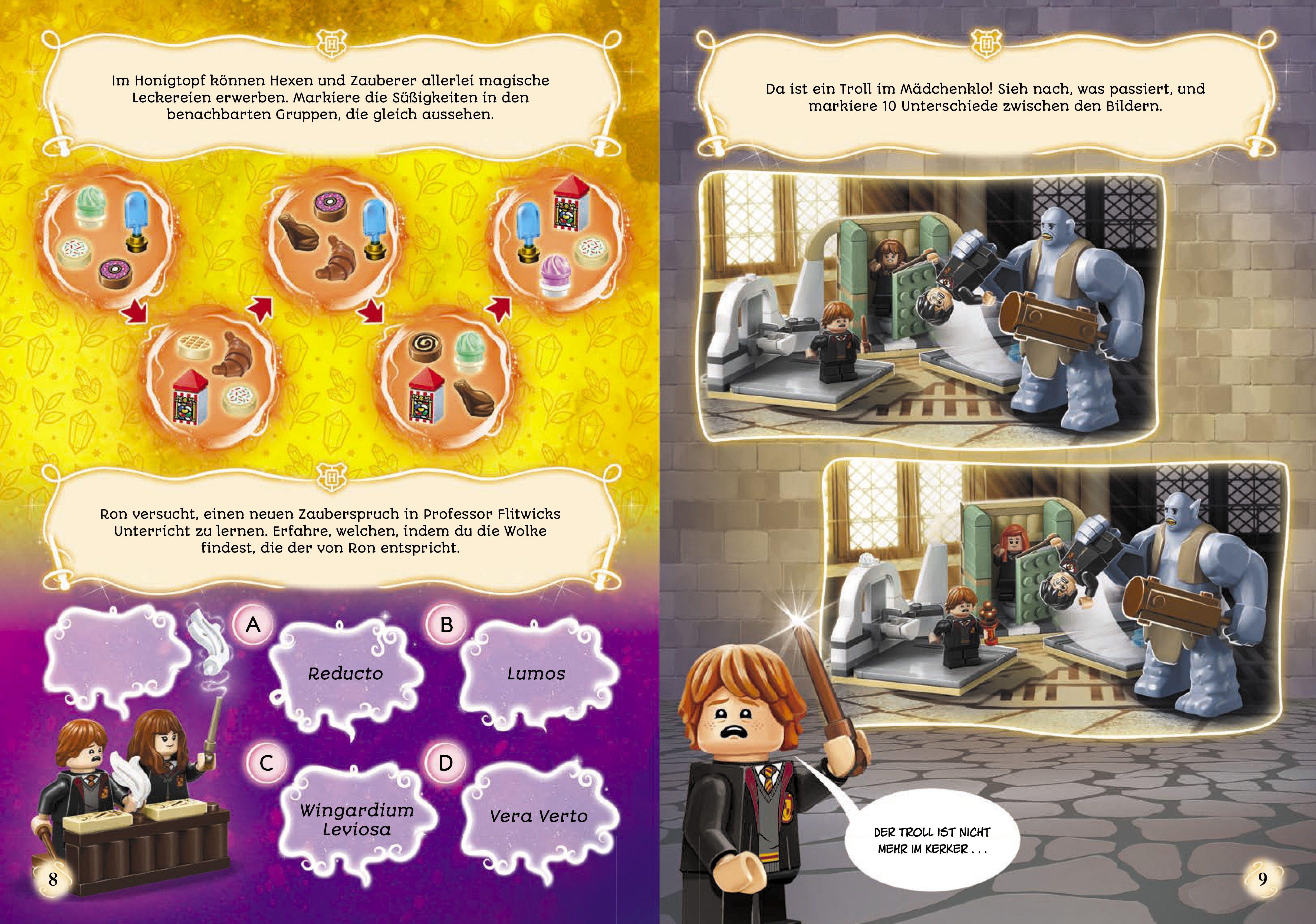 Beispielinhalt (Bild) LEGO® Harry Potter(TM) - Rätselspaß mit Ron Weasley