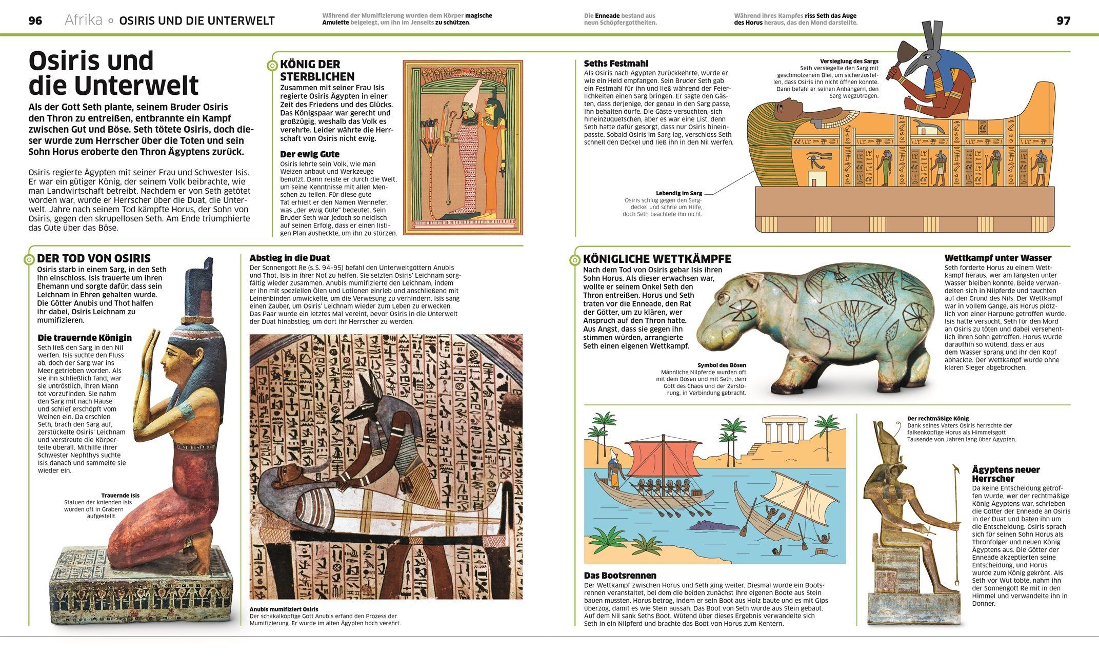 Beispielinhalt (Bild) DK Wissen. Sagen & Mythen