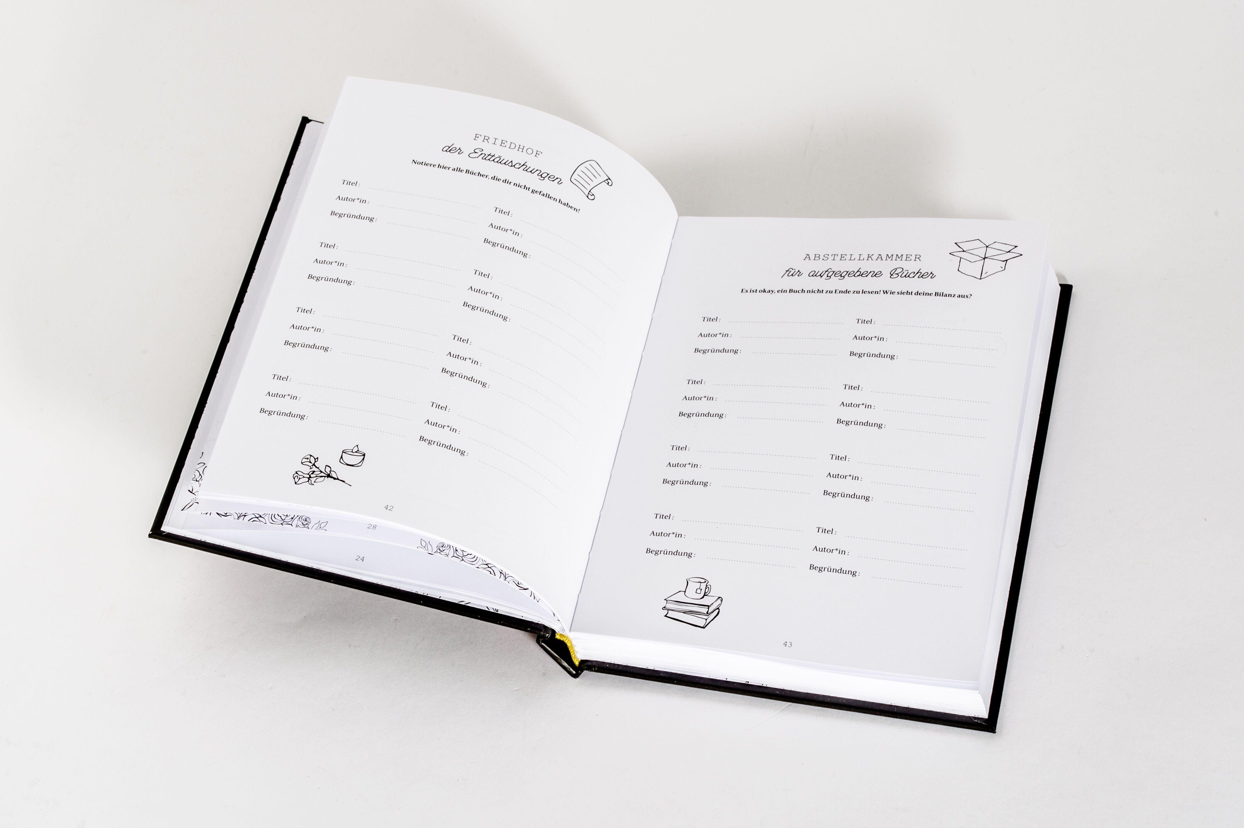 Beispielinhalt (Bild) Book Journal