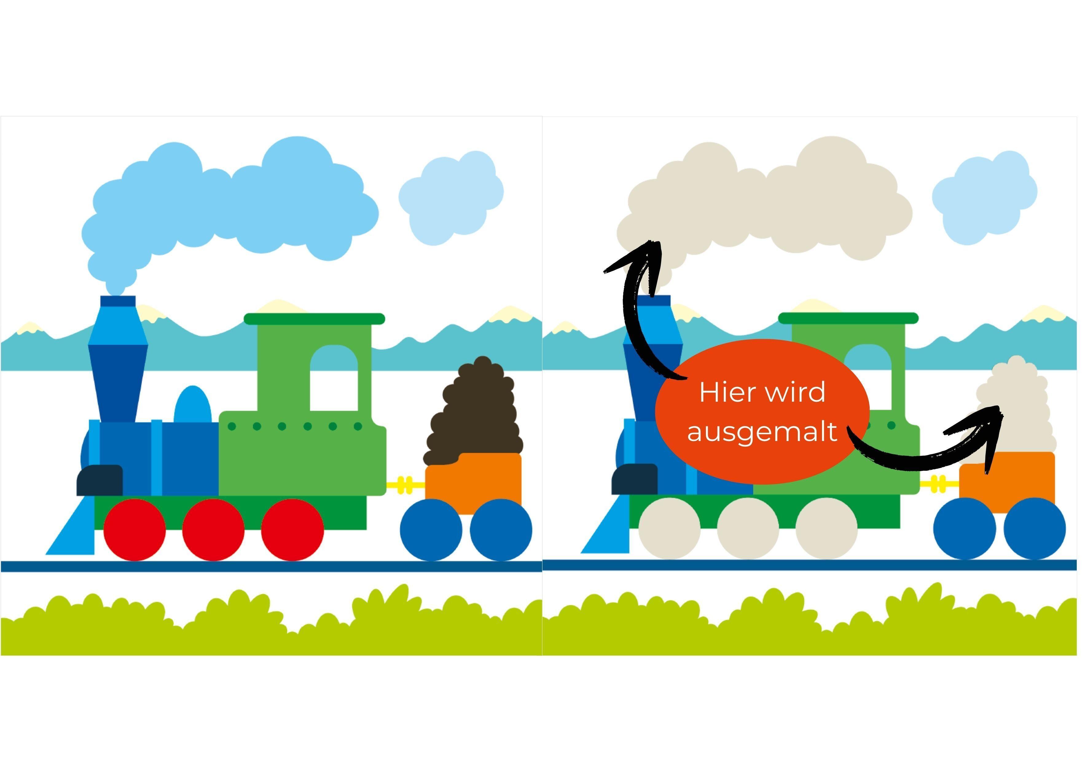 Beispielinhalt (Bild) Mein erstes Zauberpapier-Kritzelbuch. Für Kinder ab 18 Monaten