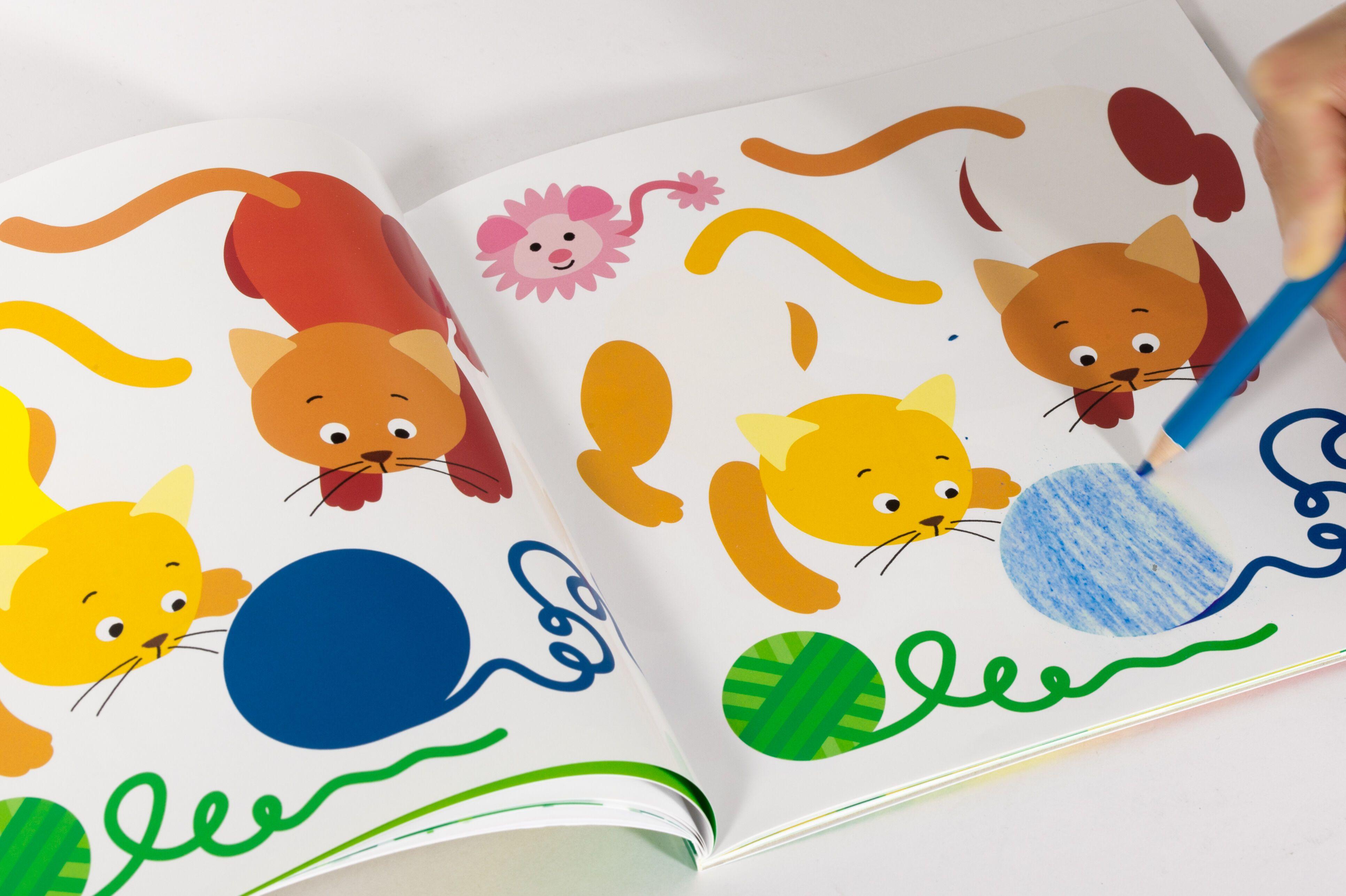 Beispielinhalt (Bild) Mein erstes Zauberpapier-Kritzelbuch. Für Kinder ab 18 Monaten