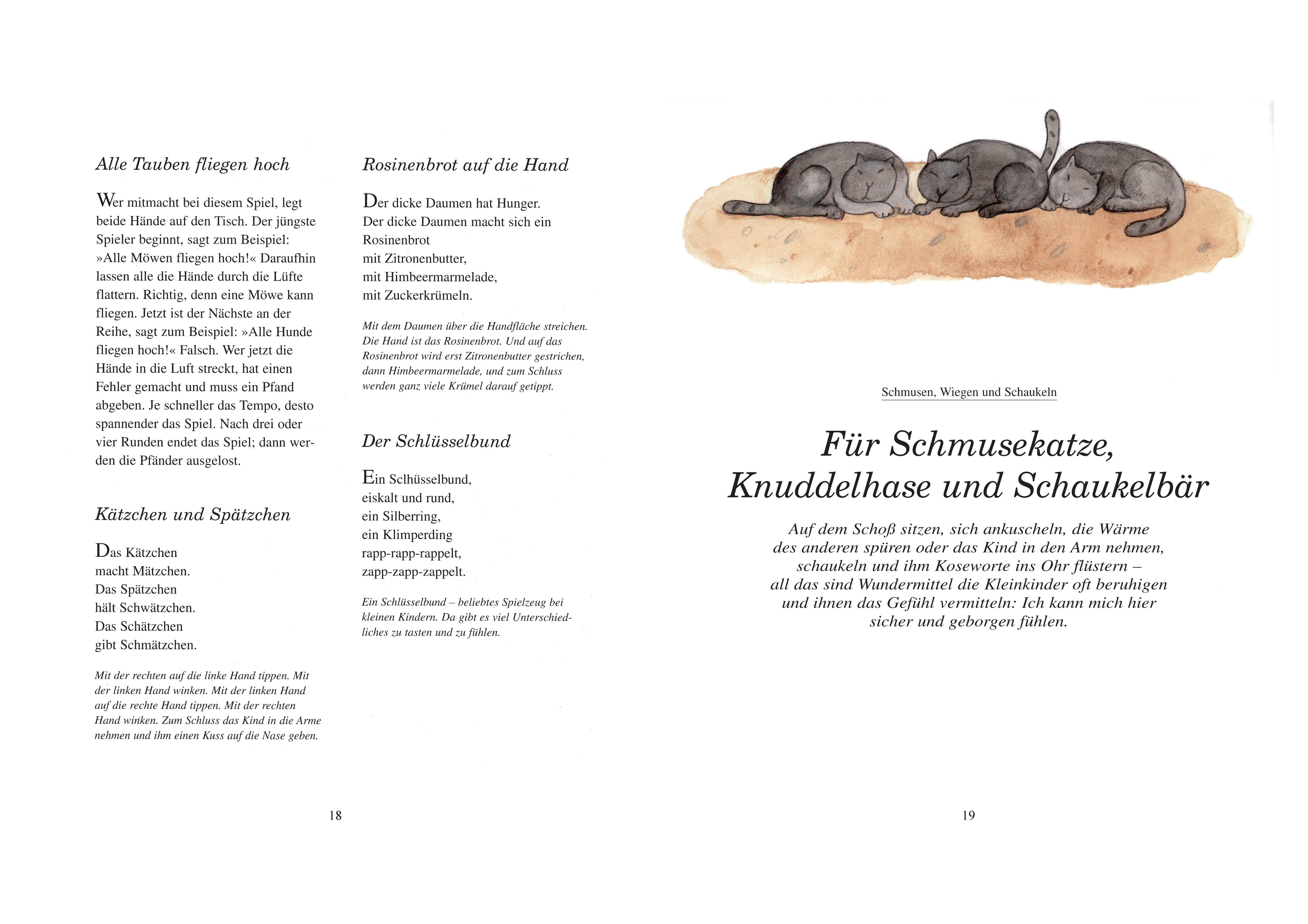 Beispielinhalt (Bild) Das große Buch der Kinderreime