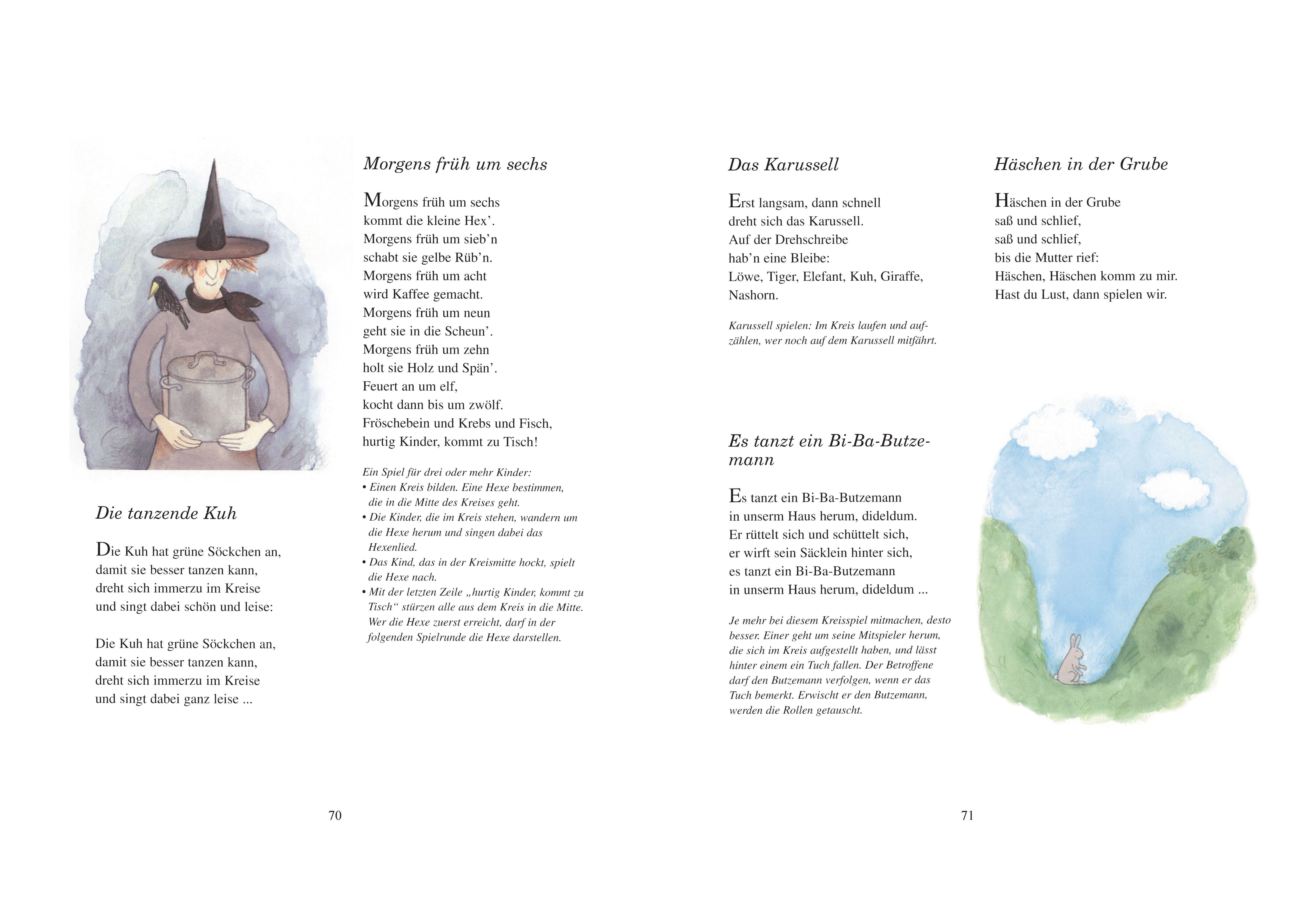 Beispielinhalt (Bild) Das große Buch der Kinderreime