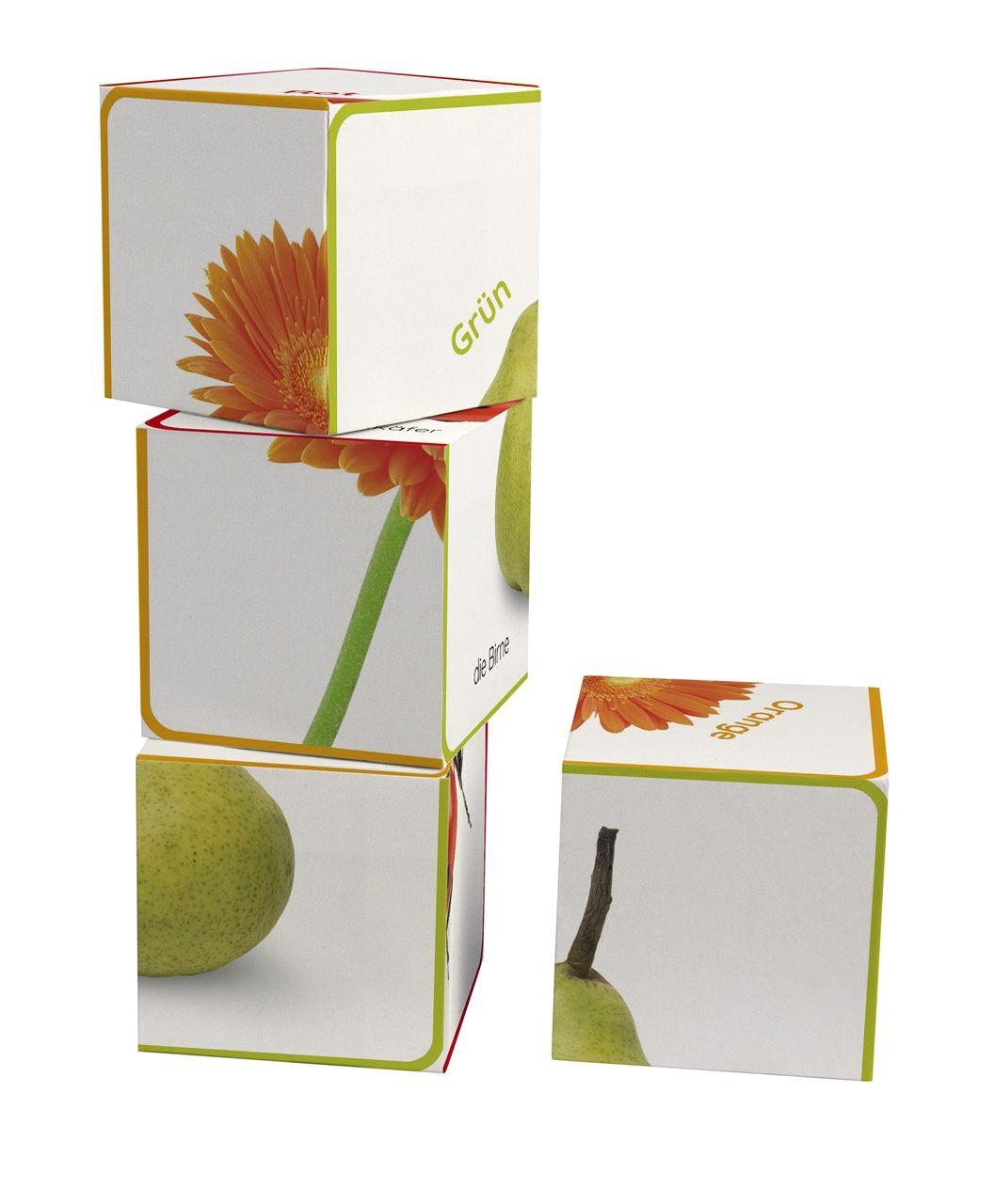 Beispielinhalt (Bild) Erstes Lernen Würfelpuzzle. Farben