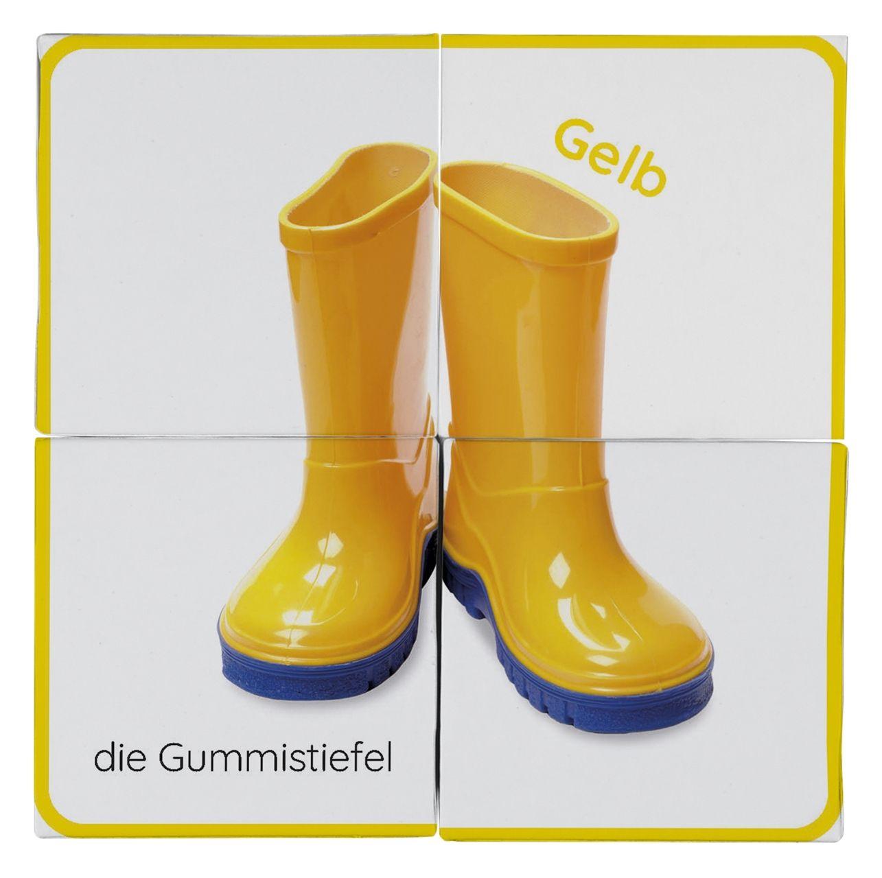 Beispielinhalt (Bild) Erstes Lernen Würfelpuzzle. Farben