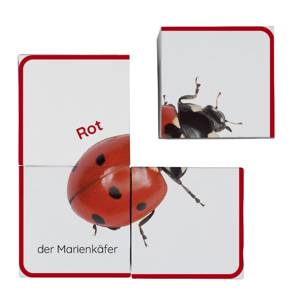 Beispielinhalt (Bild) Erstes Lernen Würfelpuzzle. Farben