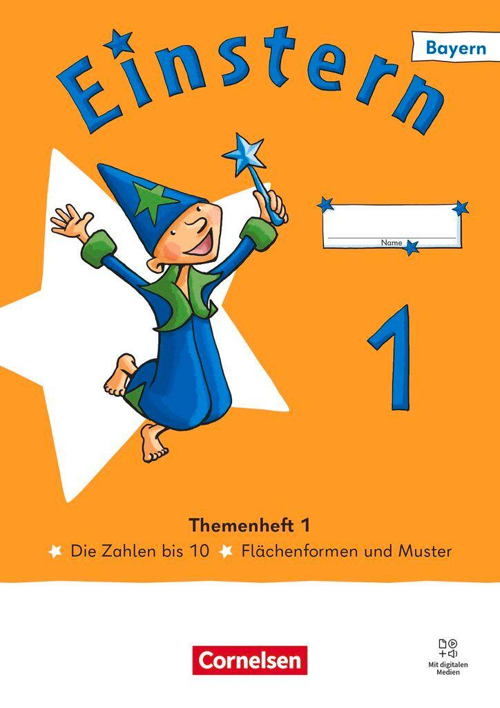 Vorderes Coverbild Einstern Mathematik 1. Jahrgangsstufe -  Bayern 2026 - Themenheft 1 - Verbrauchsmaterial