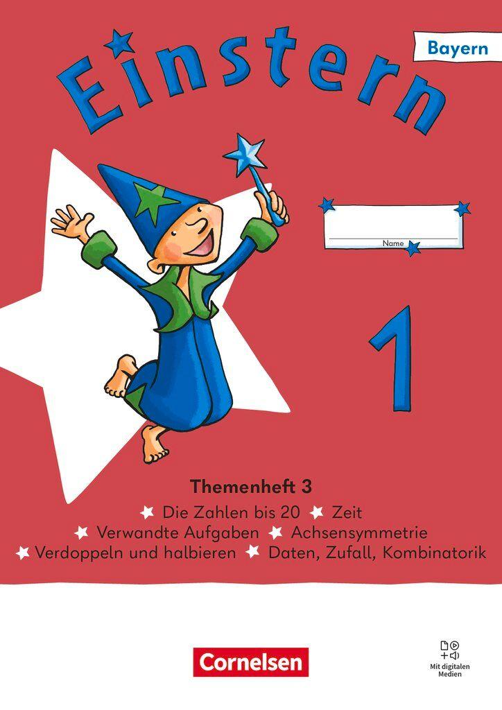 Vorderes Coverbild Einstern Mathematik 1. Jahrgangsstufe - Bayern 2026 - Themenheft 3 - Verbrauchsmaterial