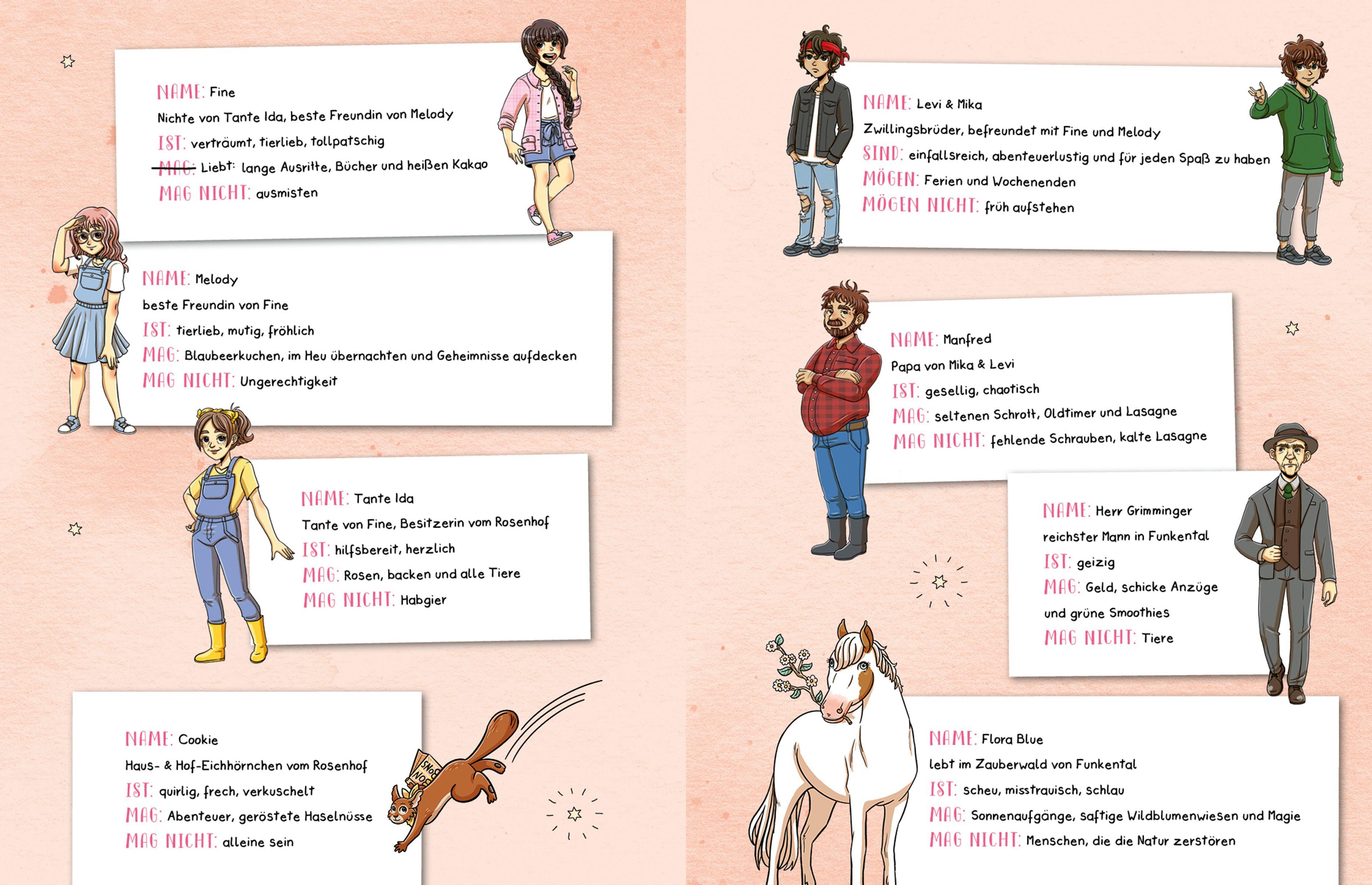 Beispielinhalt (Bild) Abenteuer vom Rosenhof. Im Zeltlager