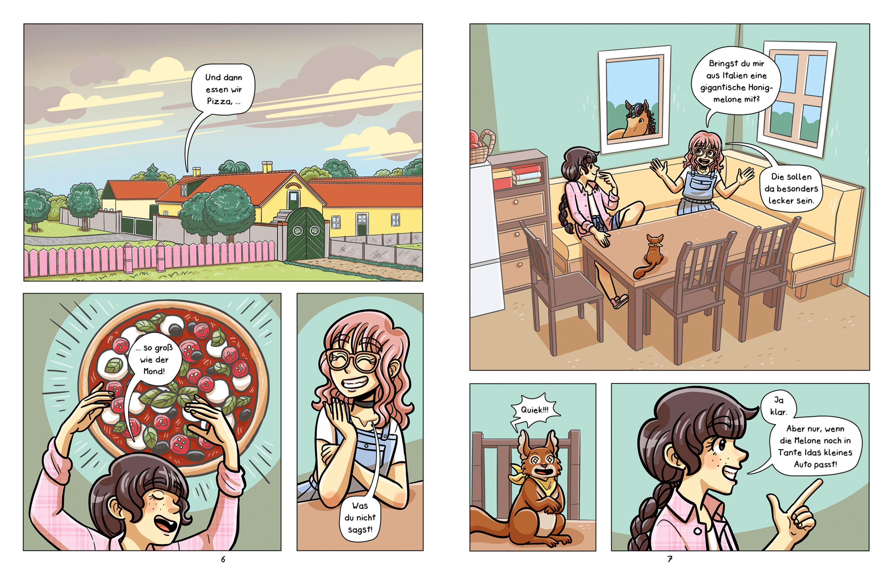 Beispielinhalt (Bild) Abenteuer vom Rosenhof. Im Zeltlager