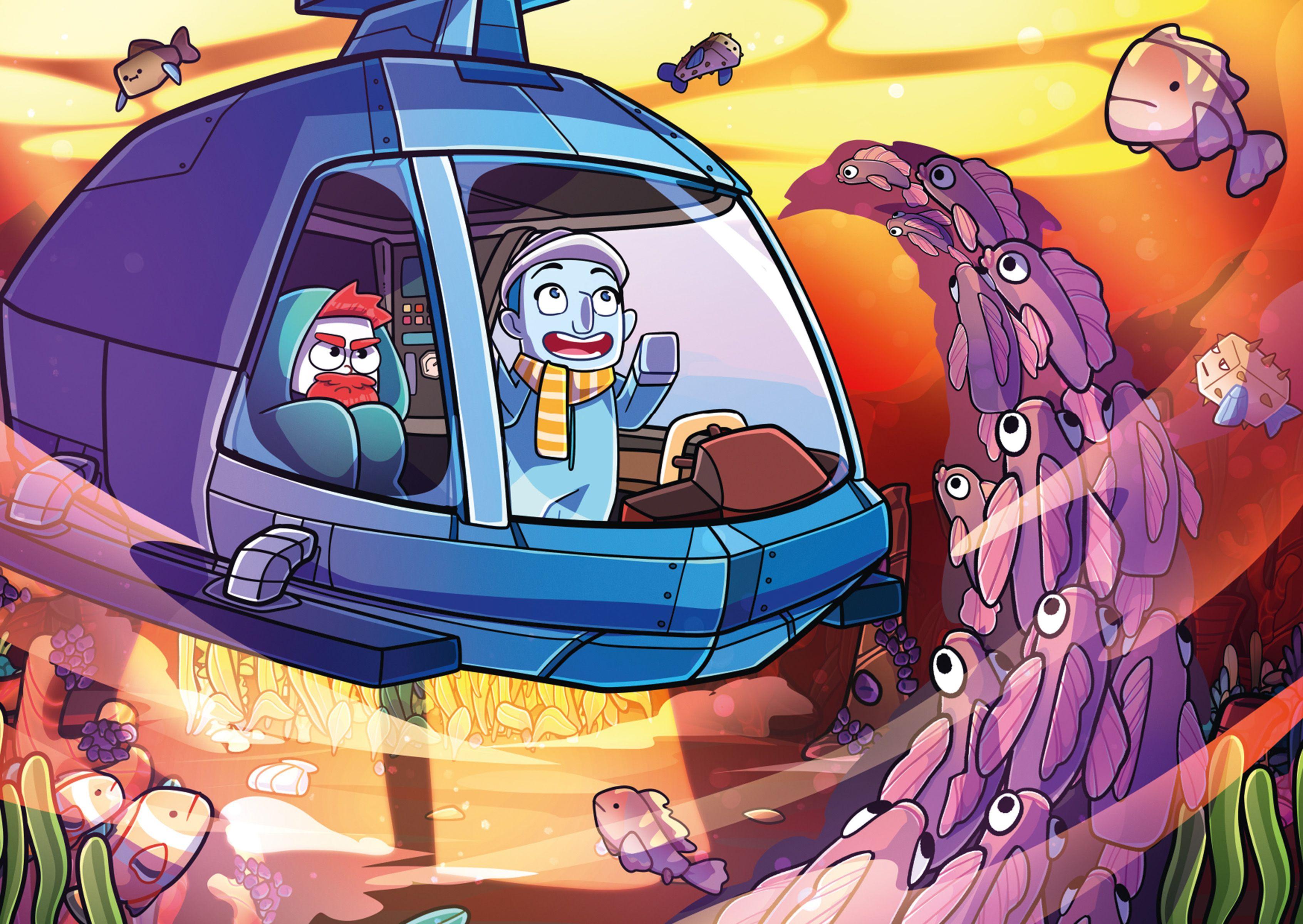 Beispielinhalt (Bild) Benx und das Dorf unter dem Fiebersee