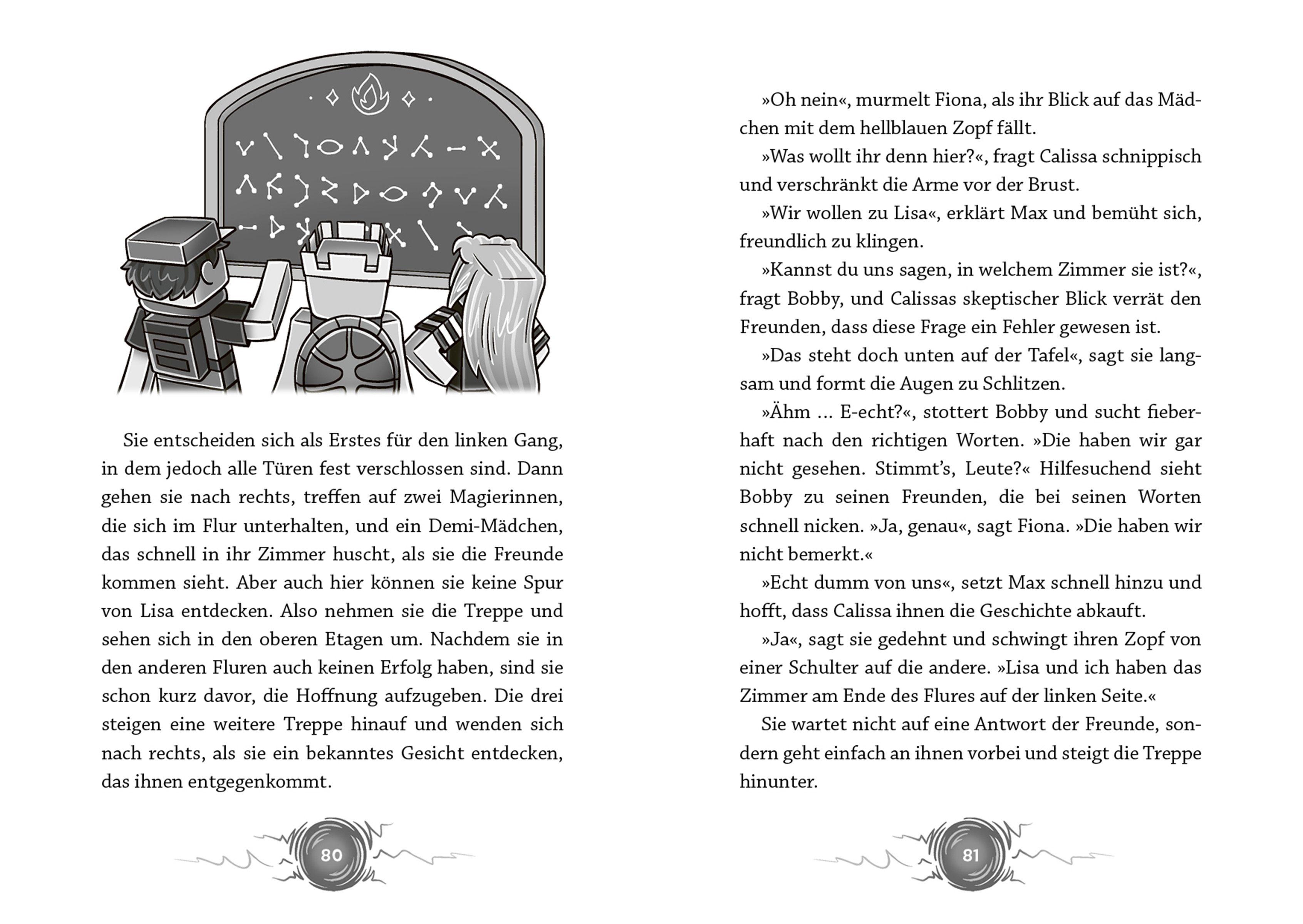 Beispielinhalt (Bild) Bobby & Max - Das Geheimnis der Zauberschule