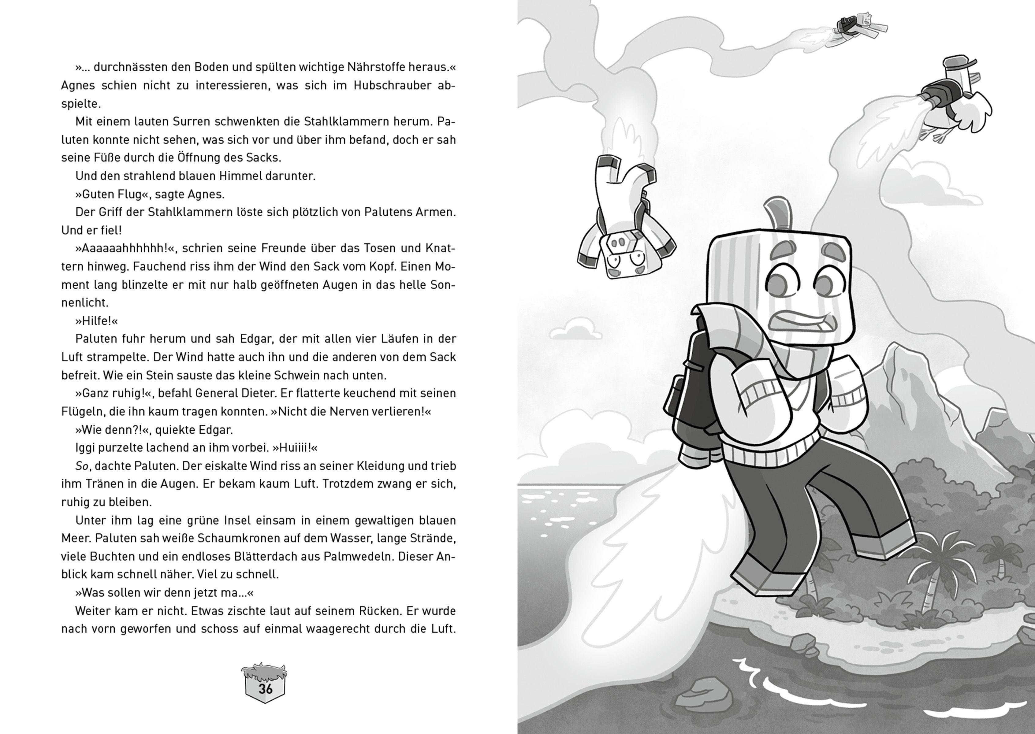 Beispielinhalt (Bild) Gegen die Wildnis Schmadagaskars