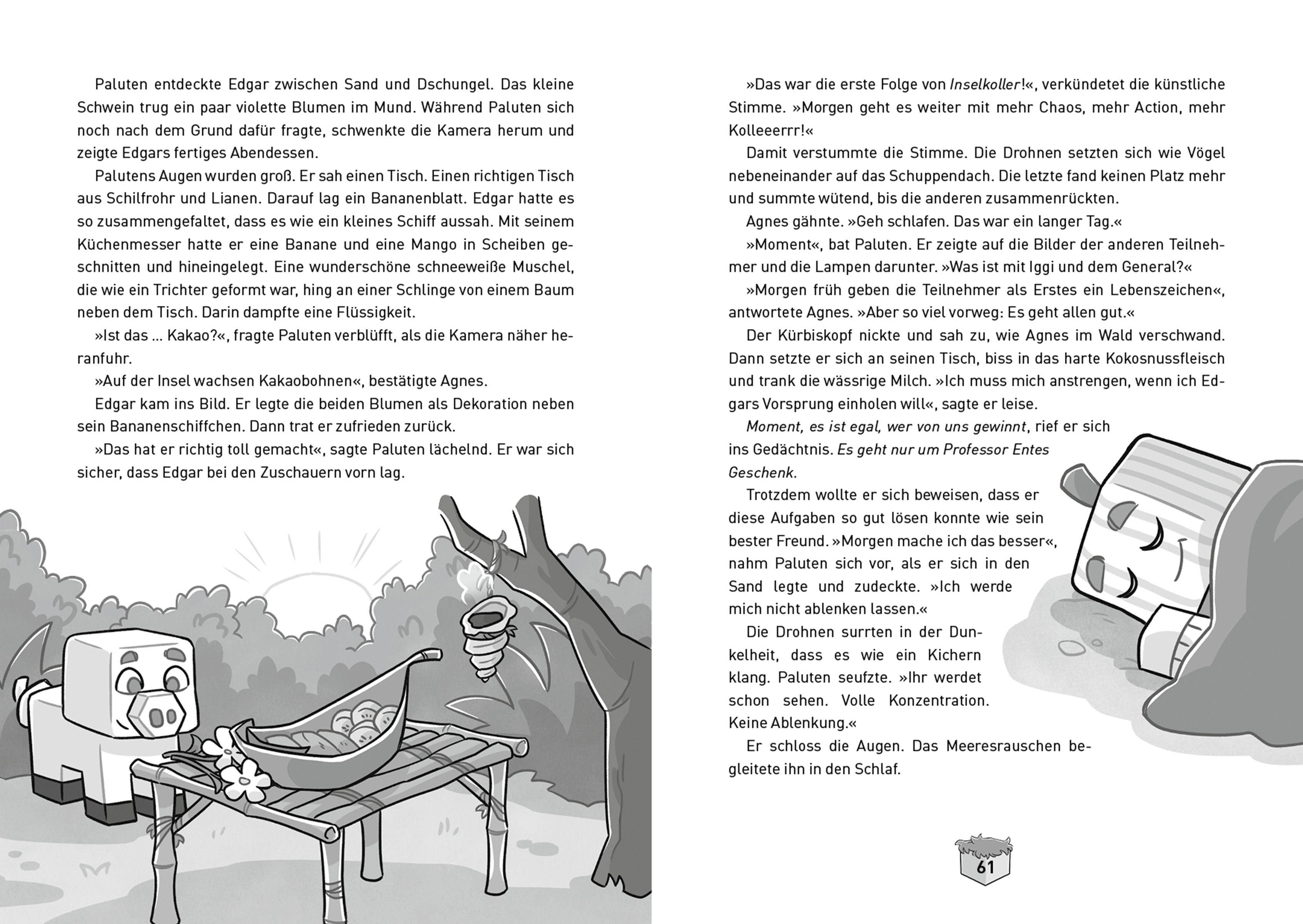 Beispielinhalt (Bild) Gegen die Wildnis Schmadagaskars