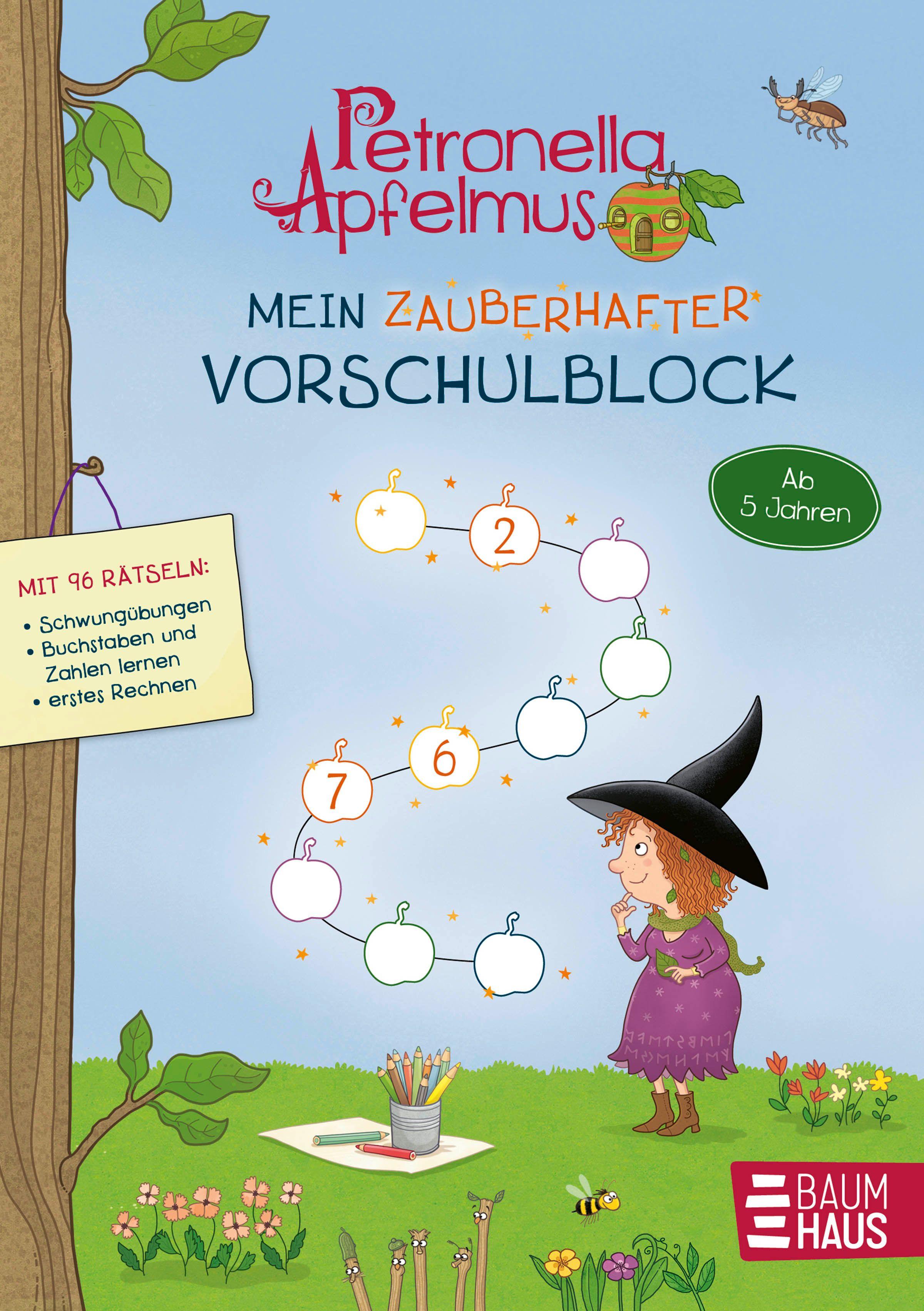 Vorderes Coverbild Petronella Apfelmus - Mein zauberhafter Vorschulblock