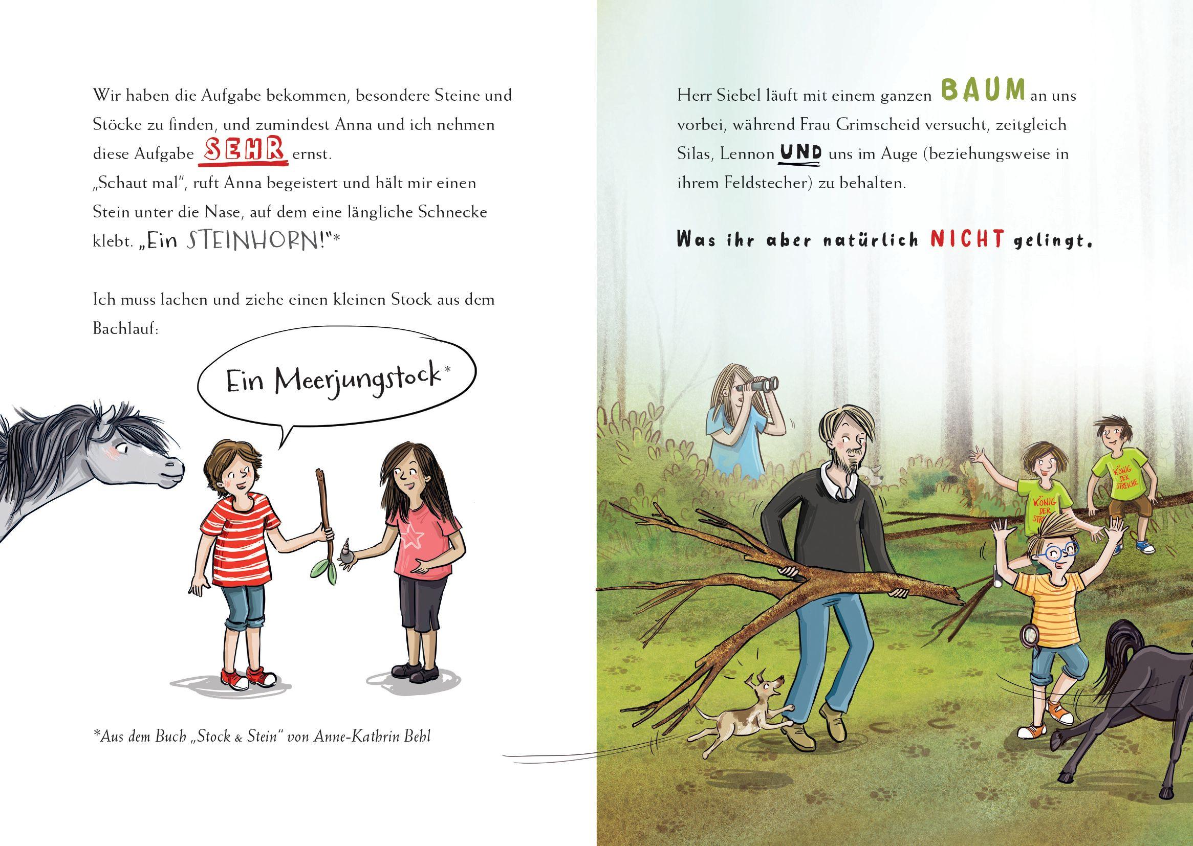 Beispielinhalt (Bild) Zelten mit Juli