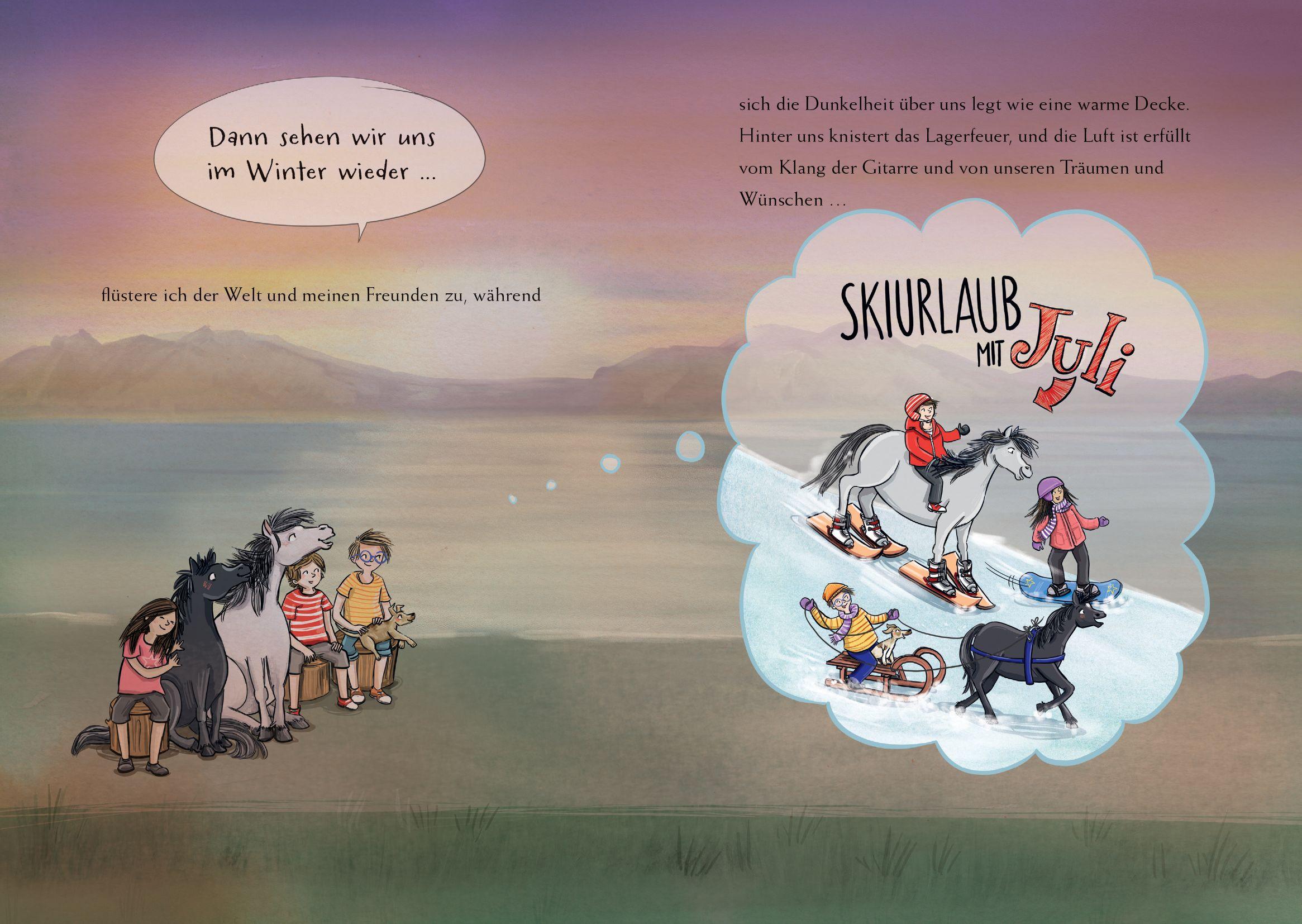 Beispielinhalt (Bild) Zelten mit Juli