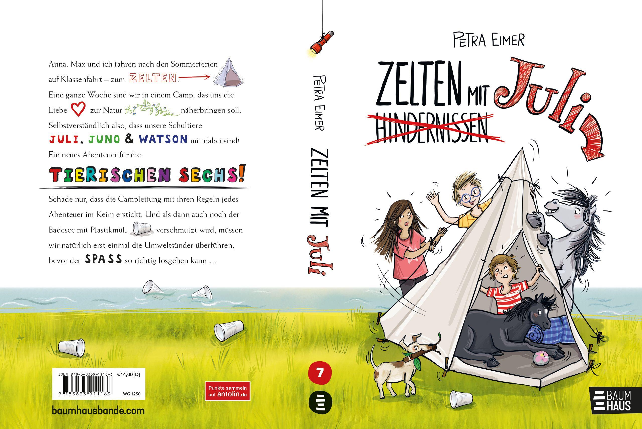 Beispielinhalt (Bild) Zelten mit Juli